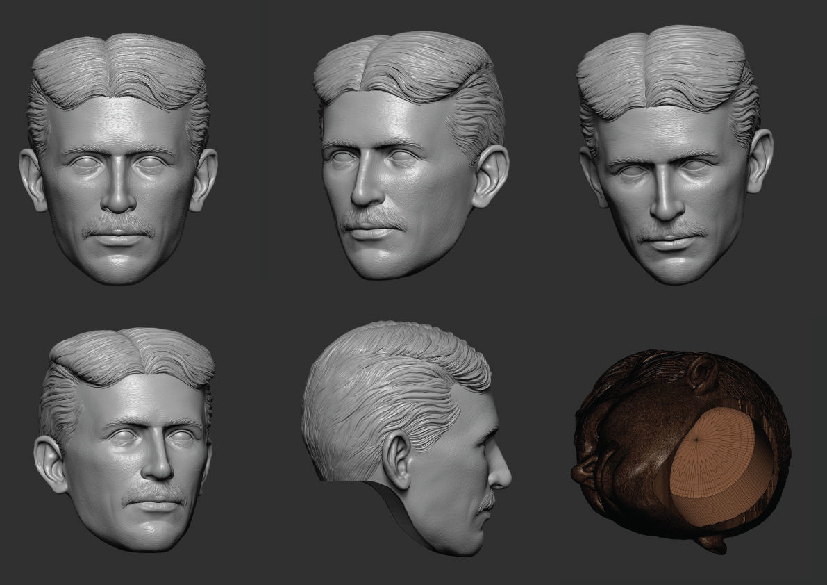 Nikola Tesla 3D print model_6