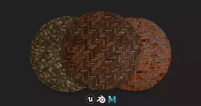SEMI - Stylised PBR MATERIAL Texture