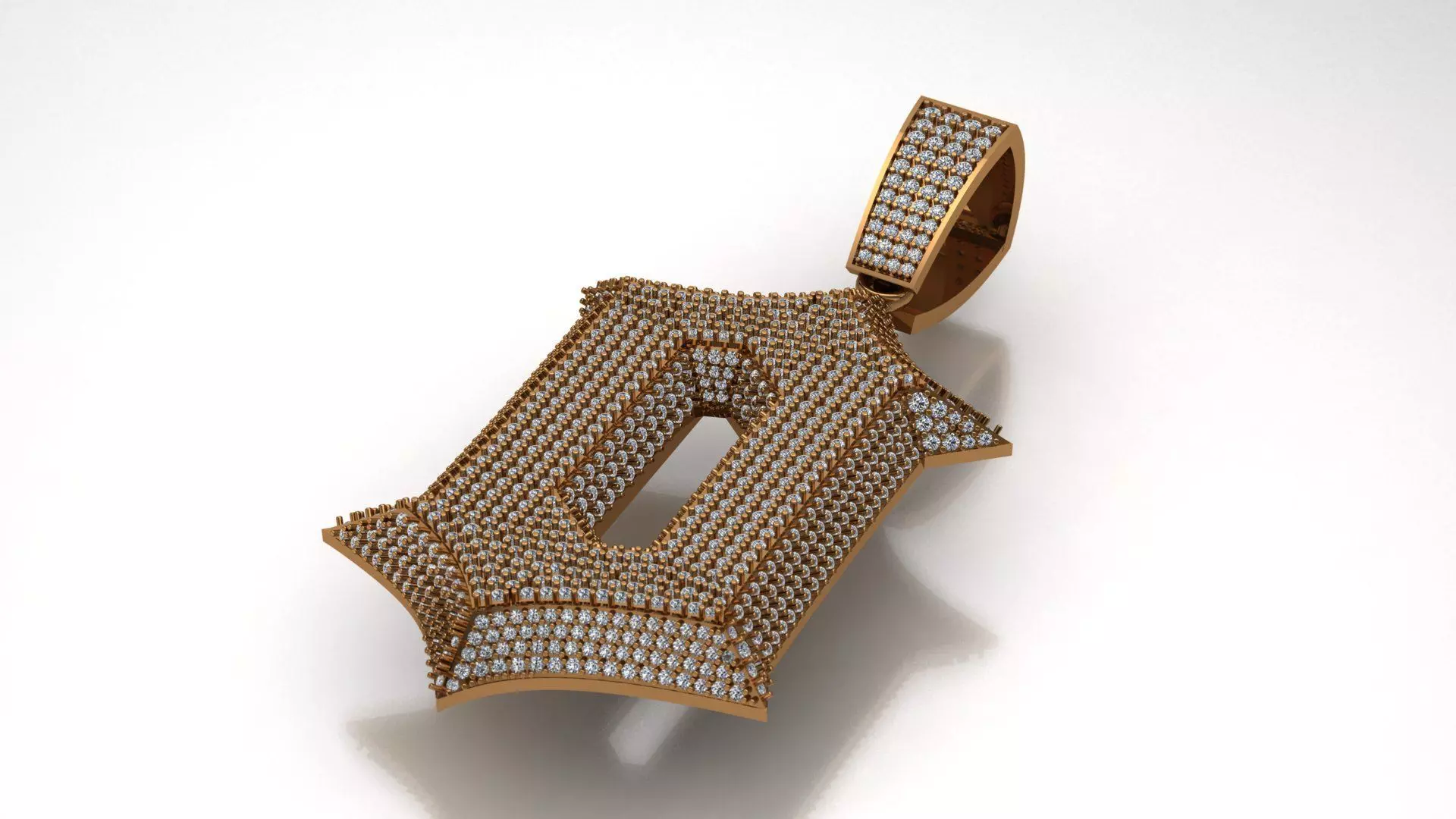 hip hop pendant 3D print model_0