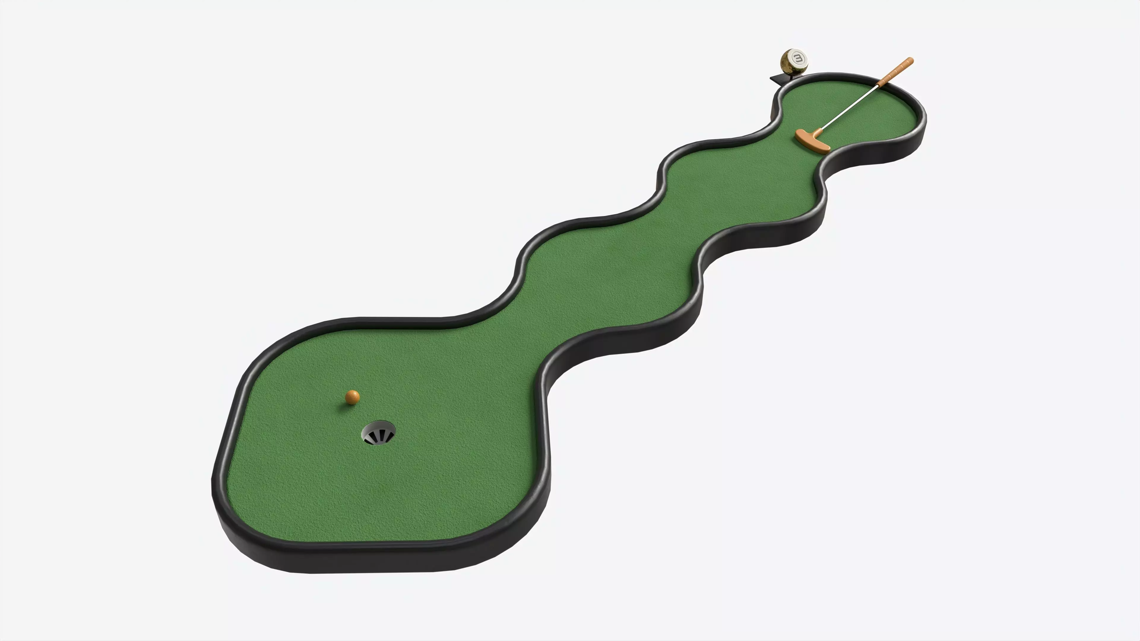 Miniature Golf Course 03 3D model