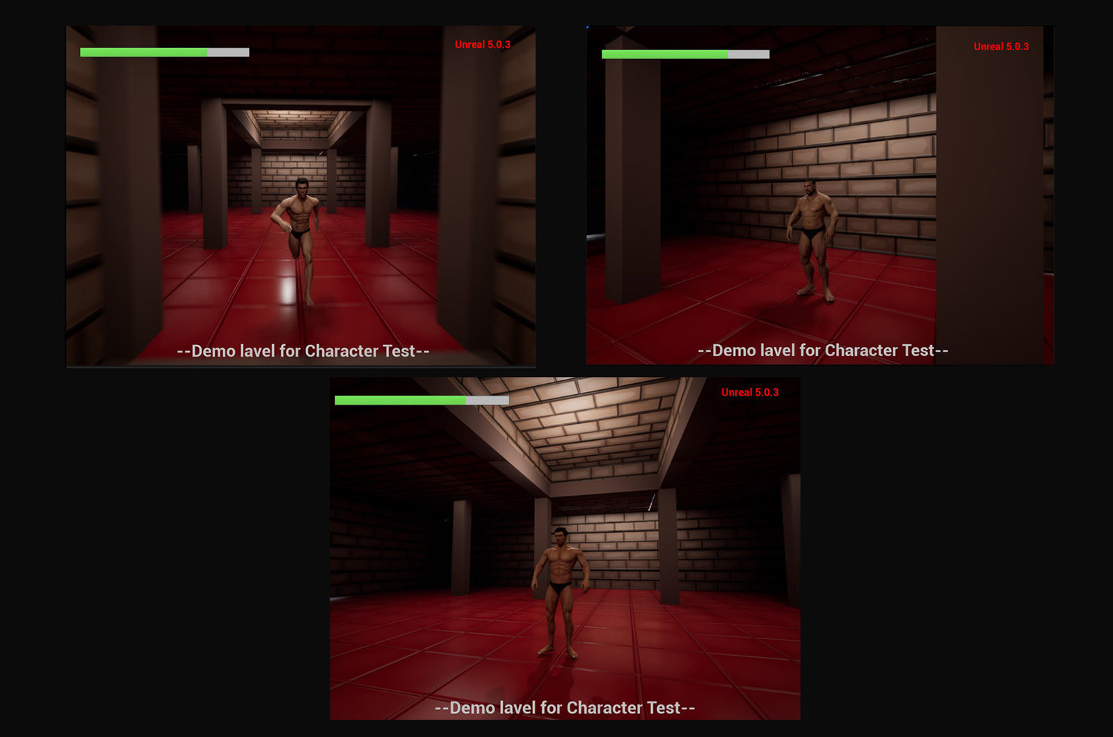 MaleBase Three Rig Pack Low-poly 3D model_17