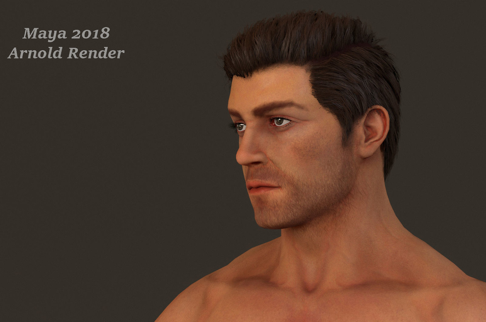 MaleBase Three Rig Pack Low-poly 3D model_10