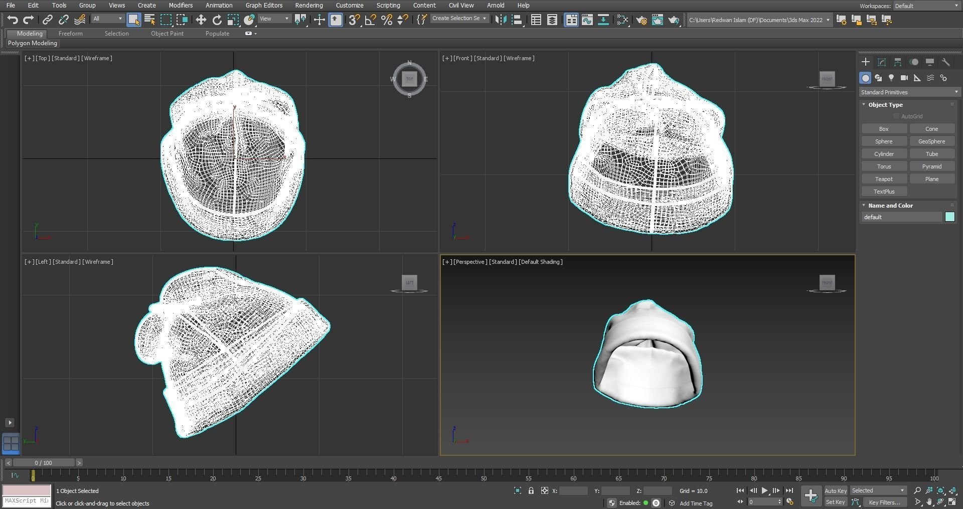 Kint Rib Hat 3D model_7