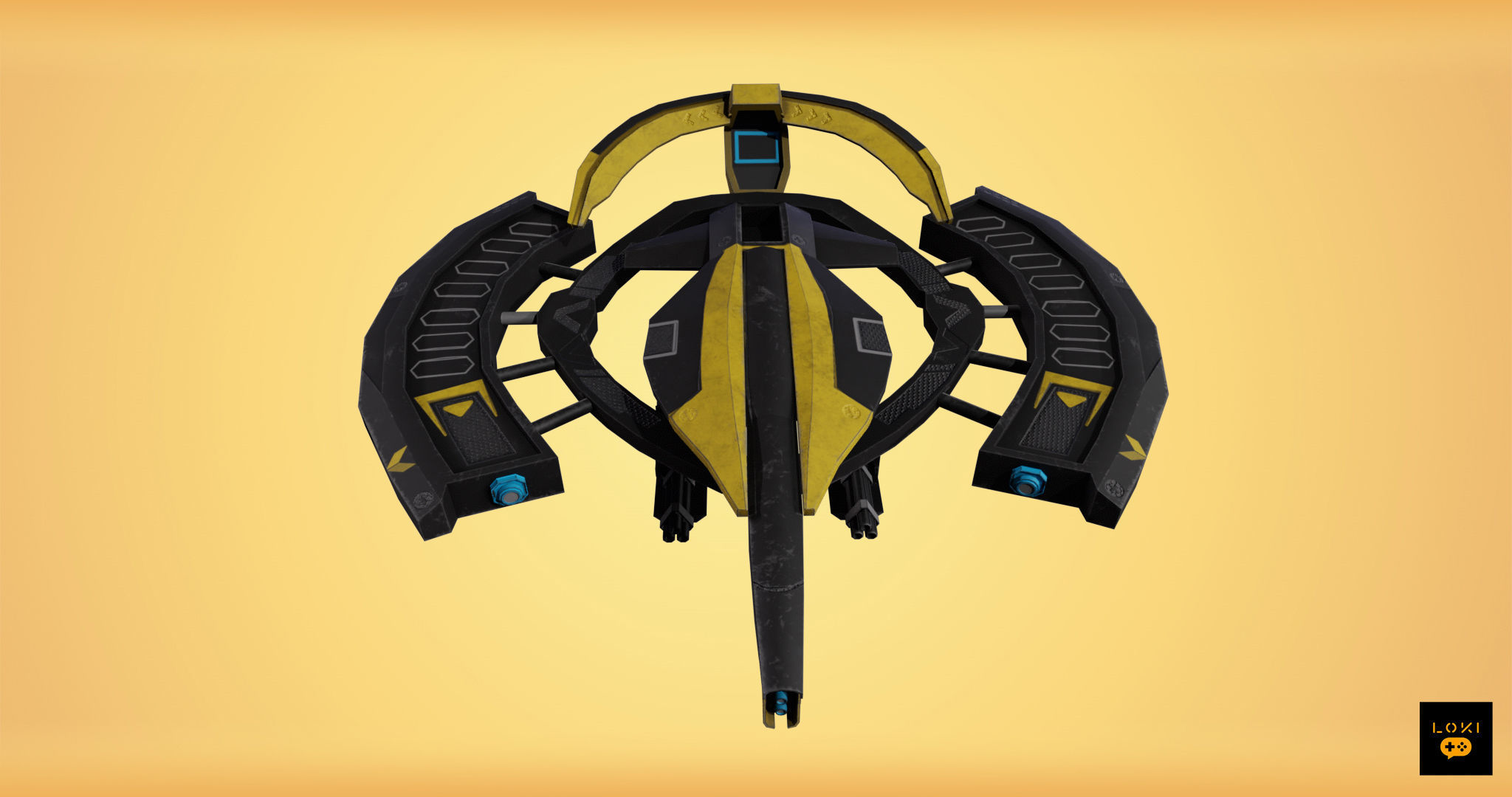 Optimized 3D Drone Models - Game-Ready and Low-Poly Low-poly 3D model_27