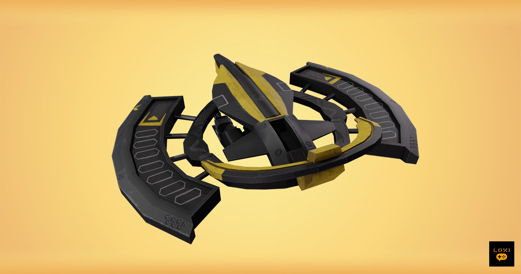 Optimized 3D Drone Models - Game-Ready and Low-Poly Low-poly 3D model_19