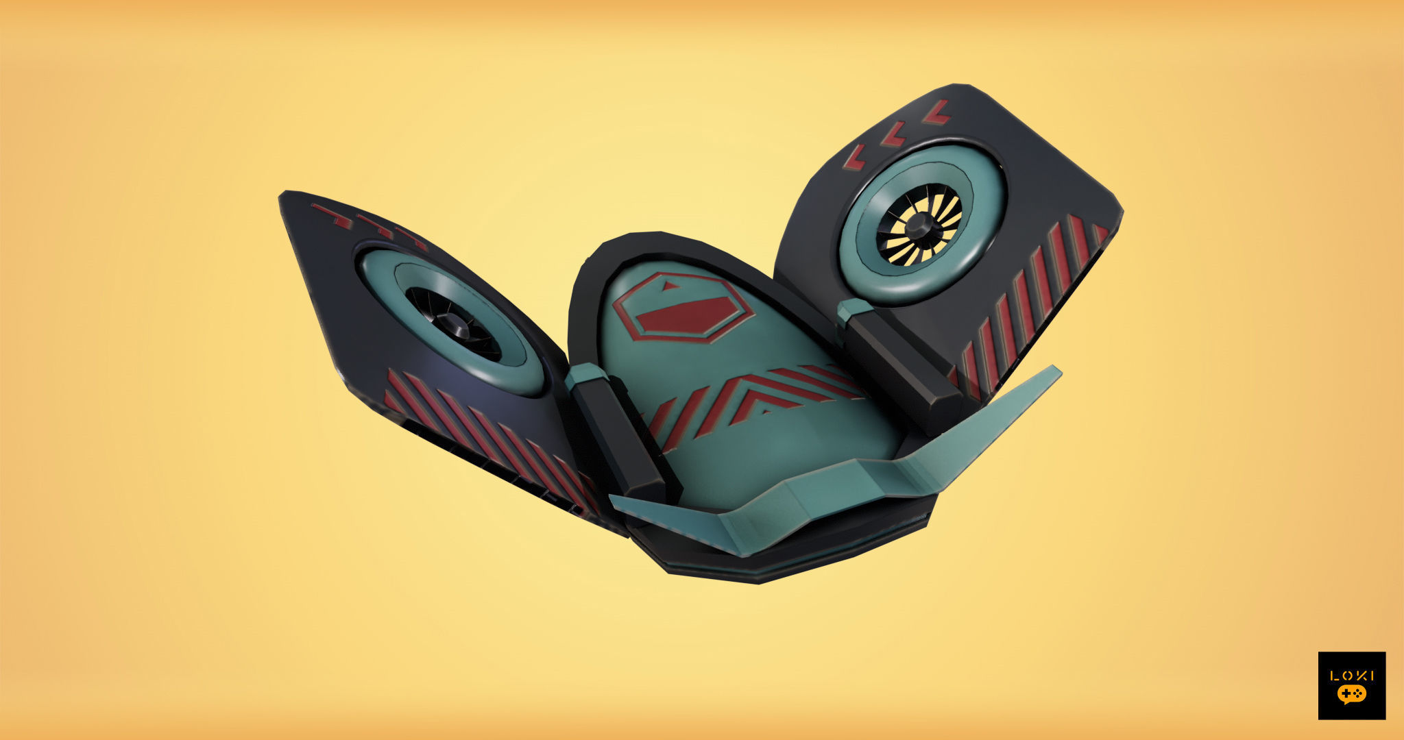 Optimized 3D Drone Models - Game-Ready and Low-Poly Low-poly 3D model_4