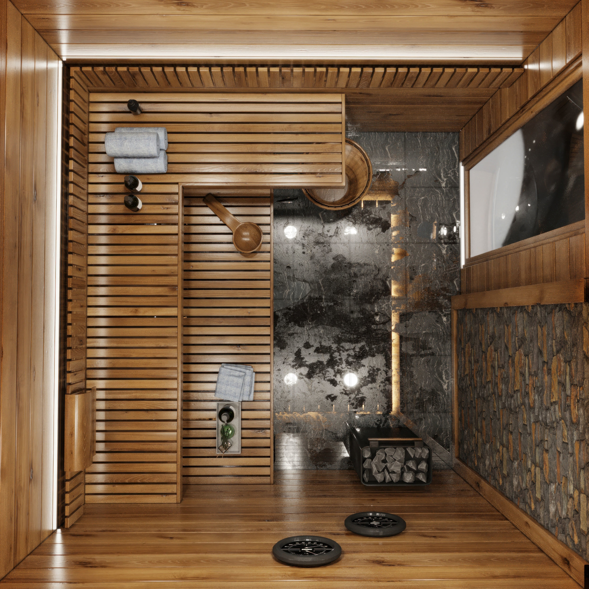 SAUNA INTERIOR 3D model_2