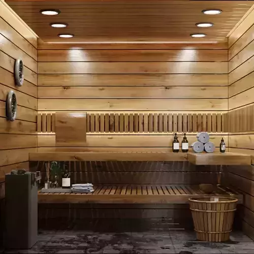 SAUNA INTERIOR 3D model