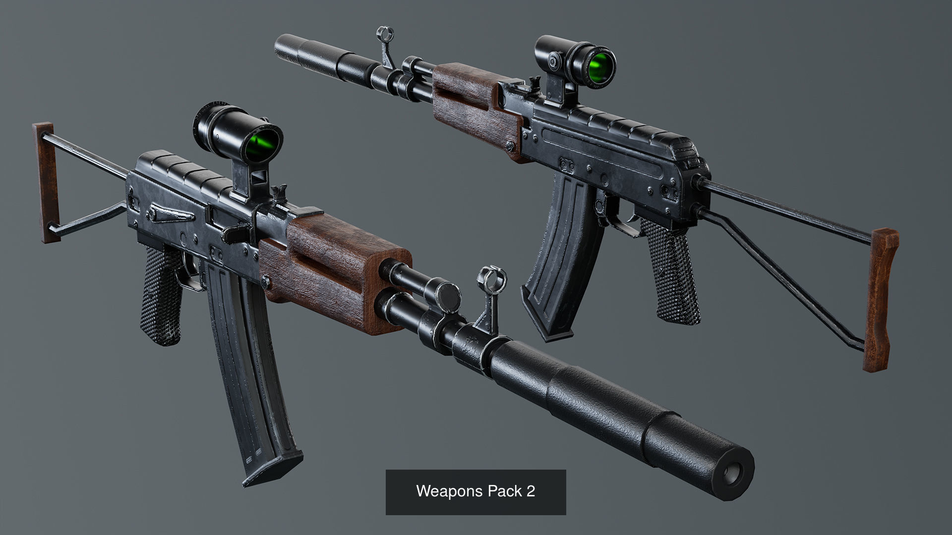 Weapons Packs 3D Model Collection_3