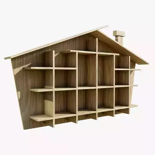 House Shaped Wall Storage