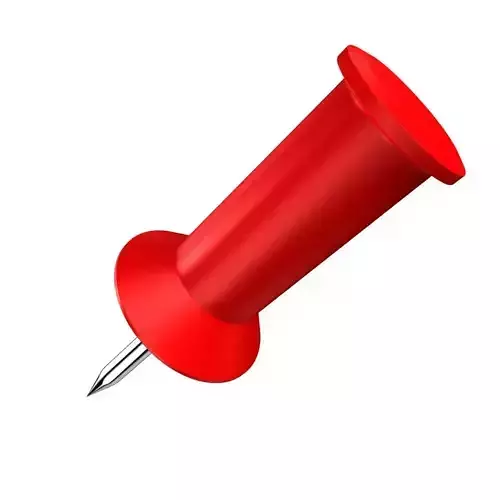red push pin