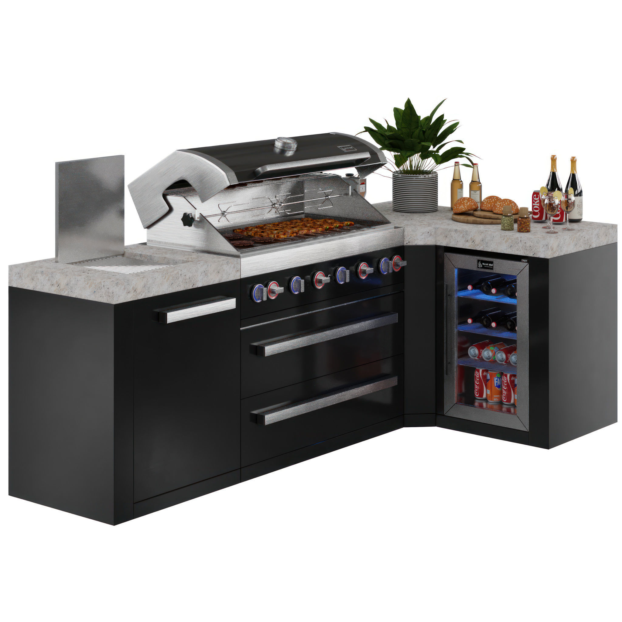 Mont Alpi BBQ 3D model_3