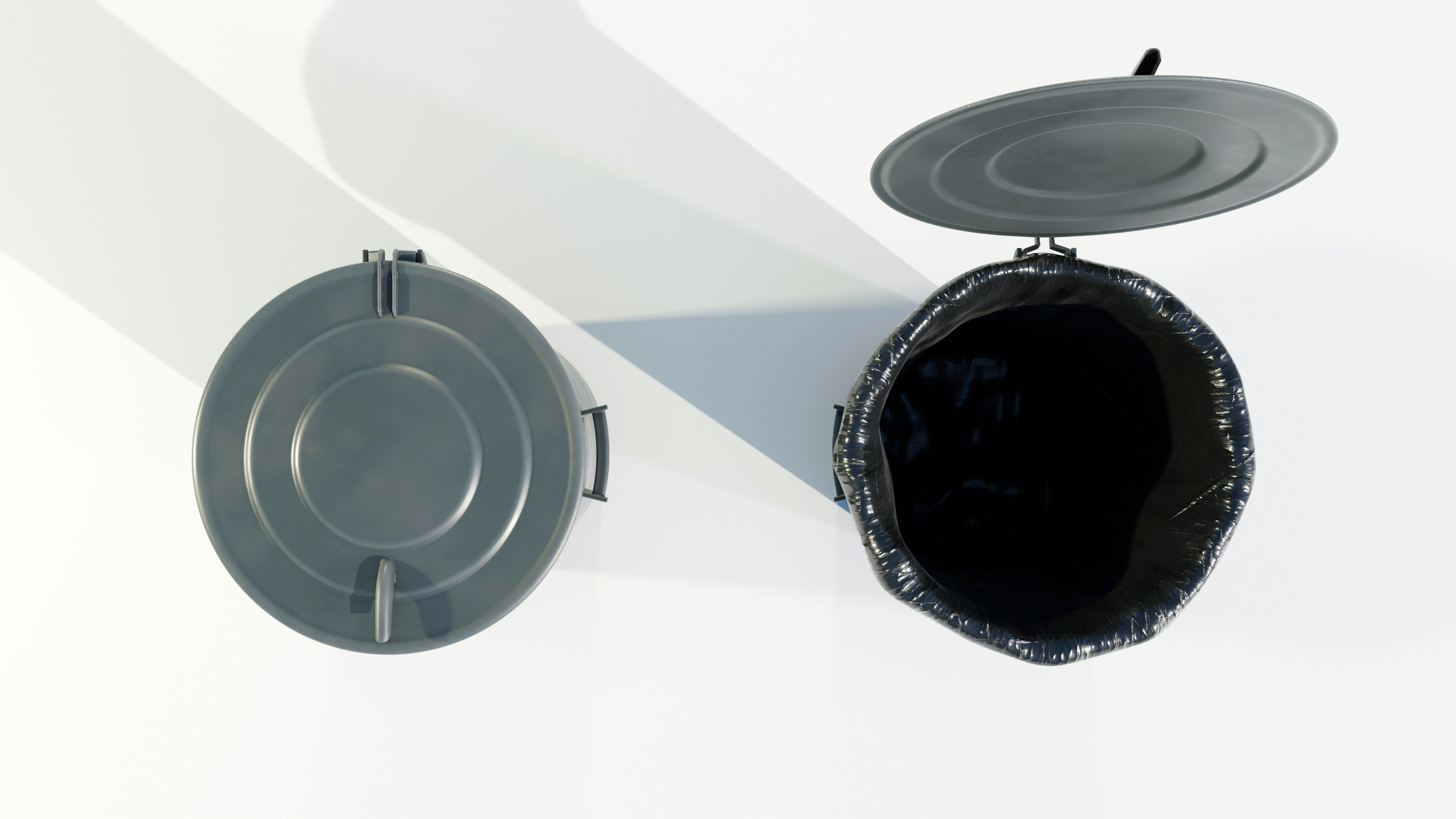 Garbage Can 3D model_10