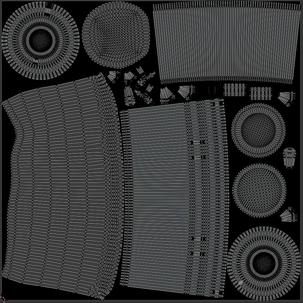 Garbage Can 3D model_11