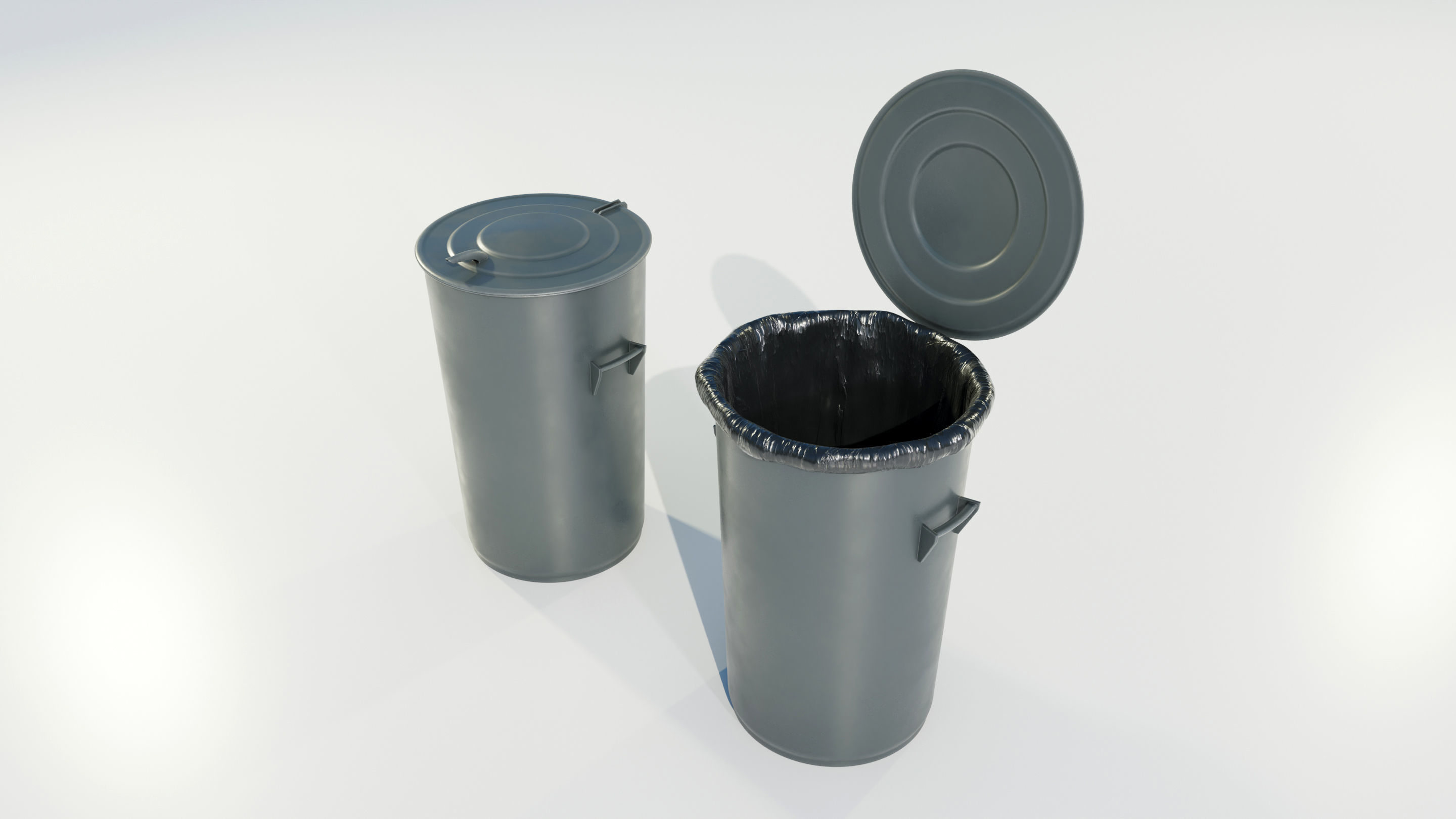Garbage Can 3D model_3