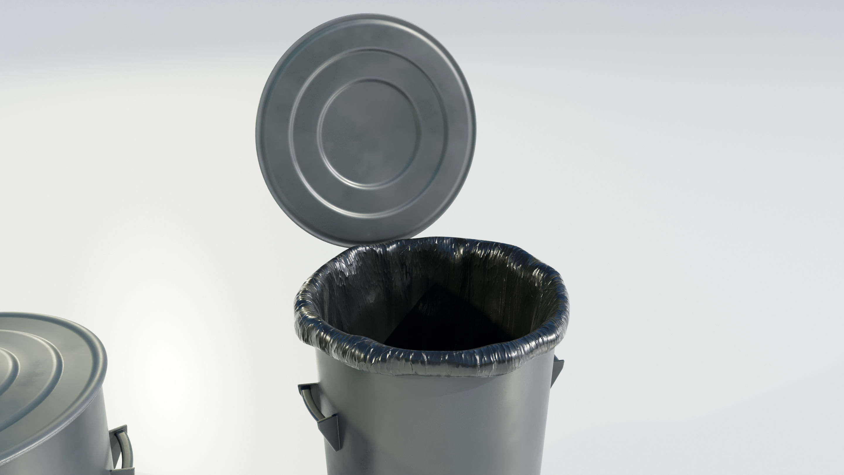 Garbage Can 3D model_7