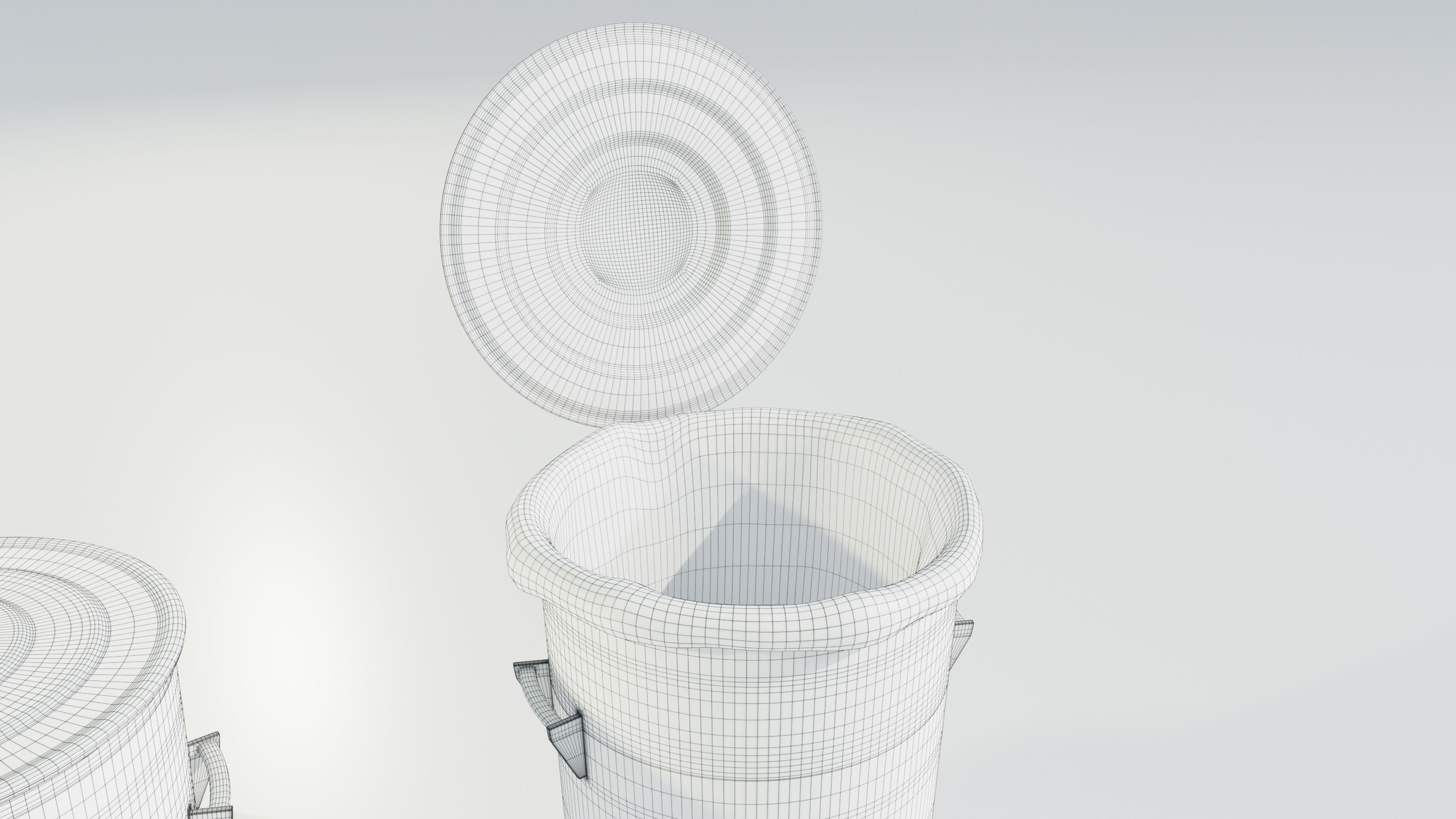 Garbage Can 3D model_17