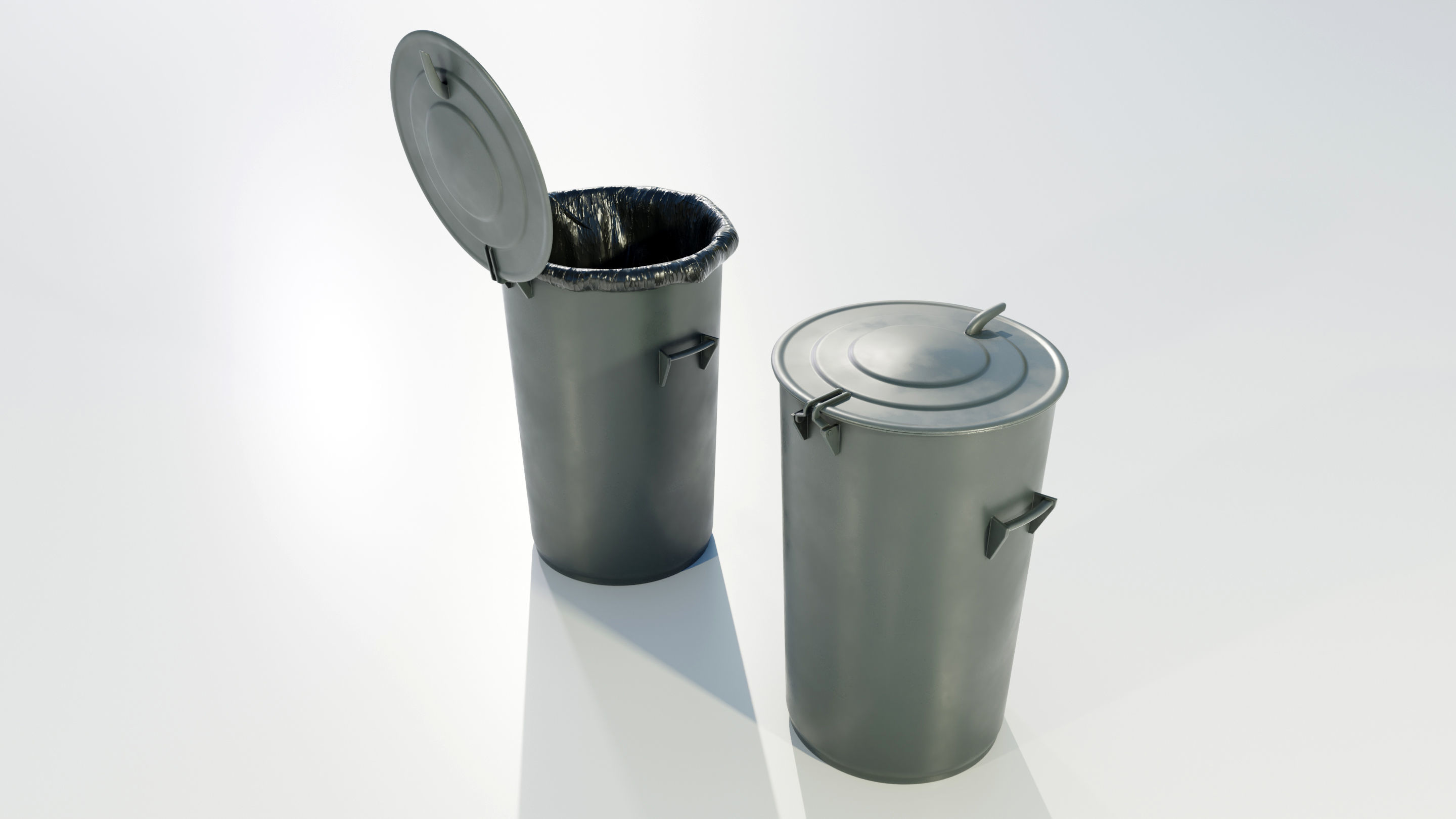 Garbage Can 3D model_5
