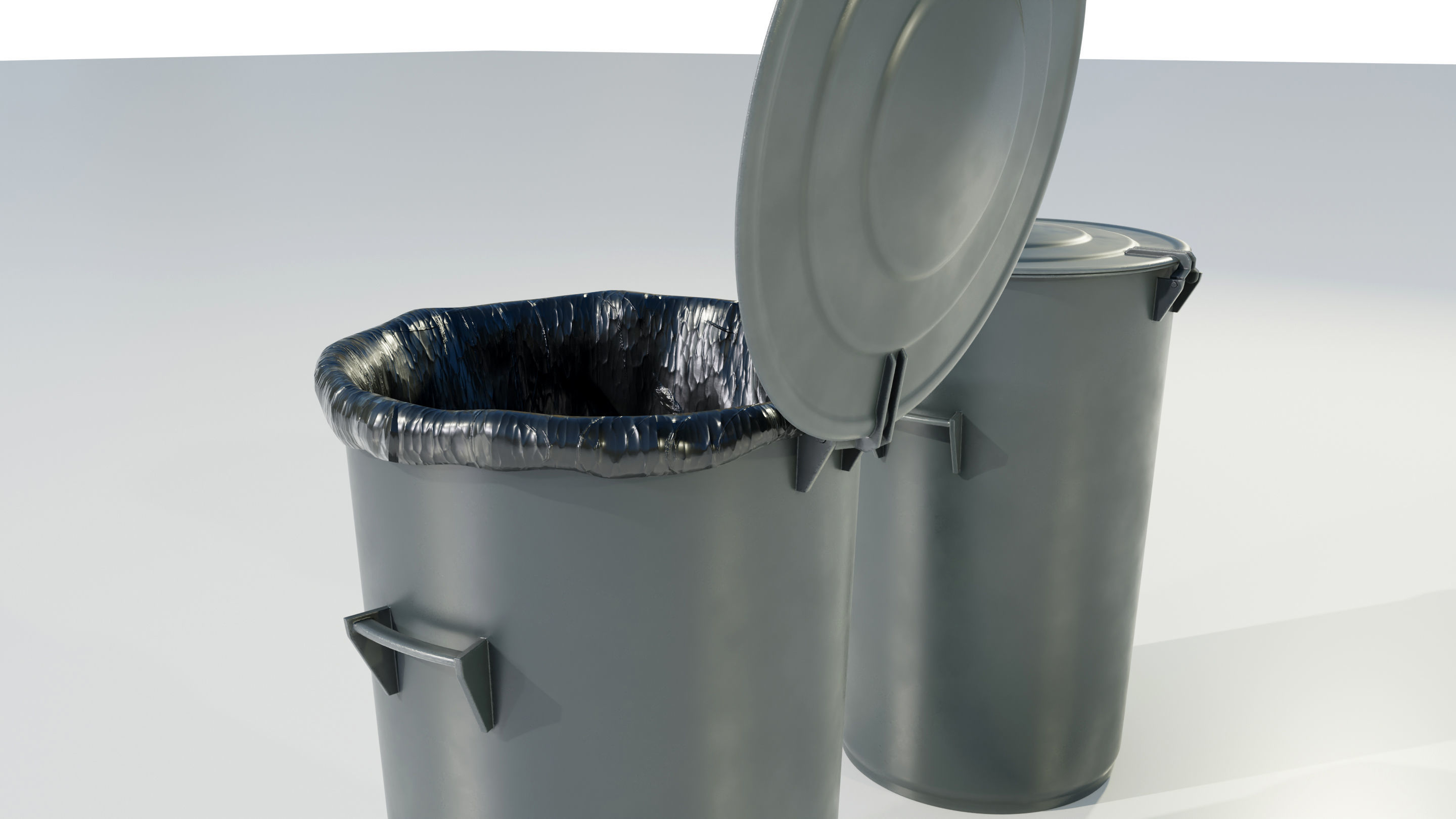 Garbage Can 3D model_8