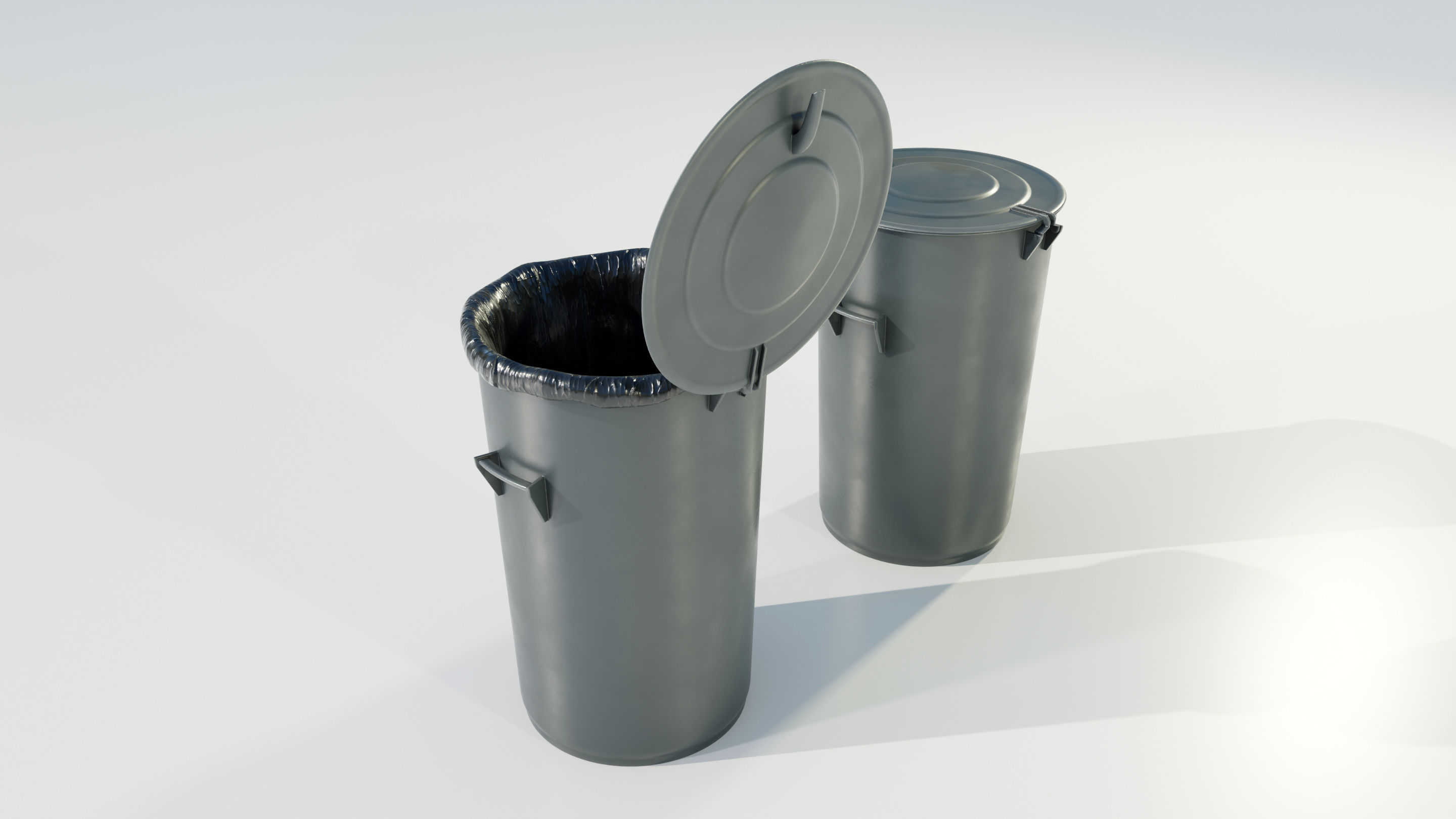 Garbage Can 3D model_4