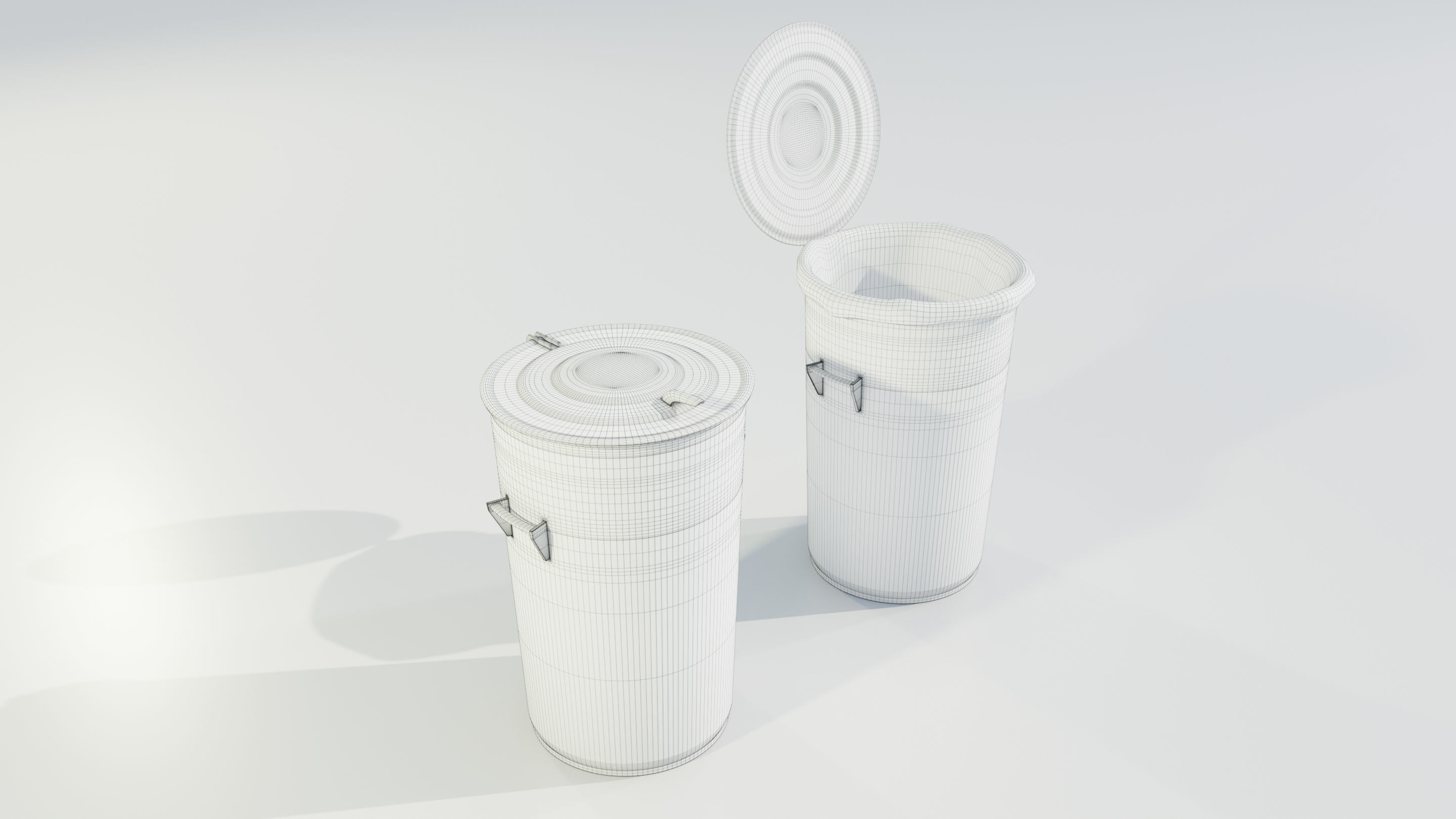 Garbage Can 3D model_12