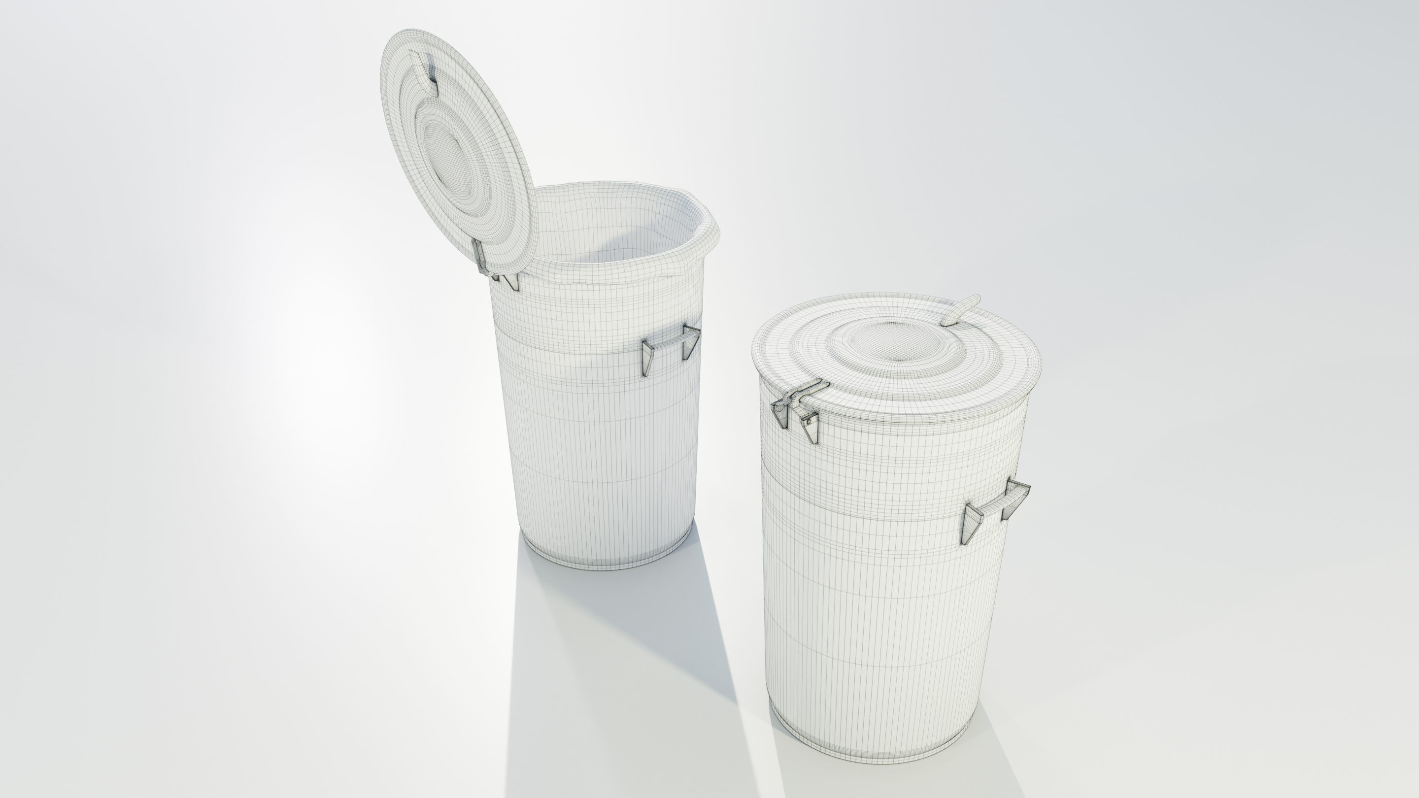Garbage Can 3D model_15
