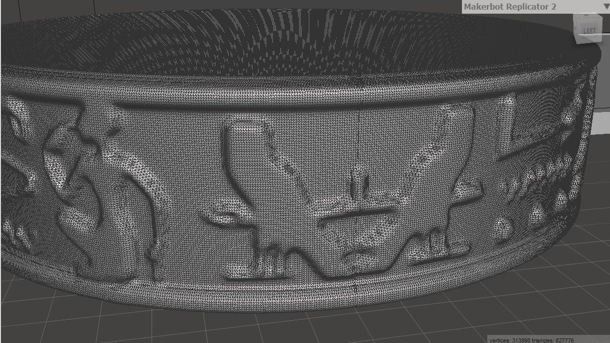 Pharaonic Inscriptions Bracelet 3D print model_8