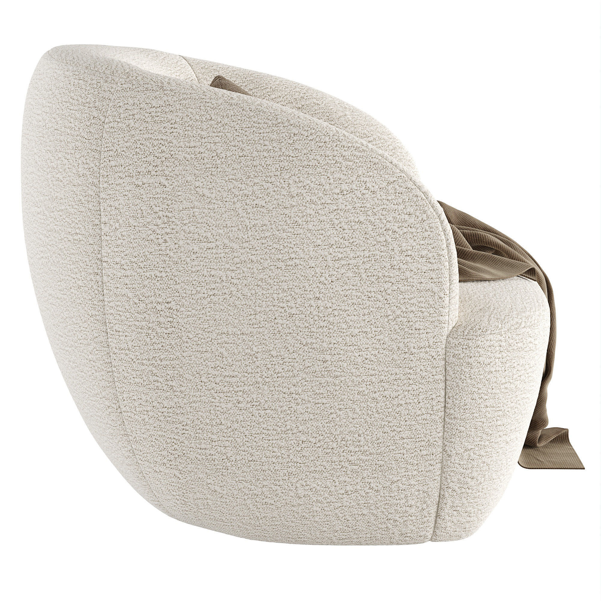 Sofia Fabric Occasional Chair 3D model_6