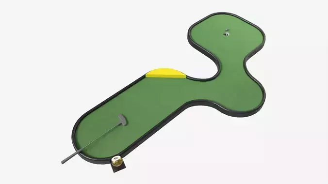 Miniature Golf Course 05 3D model