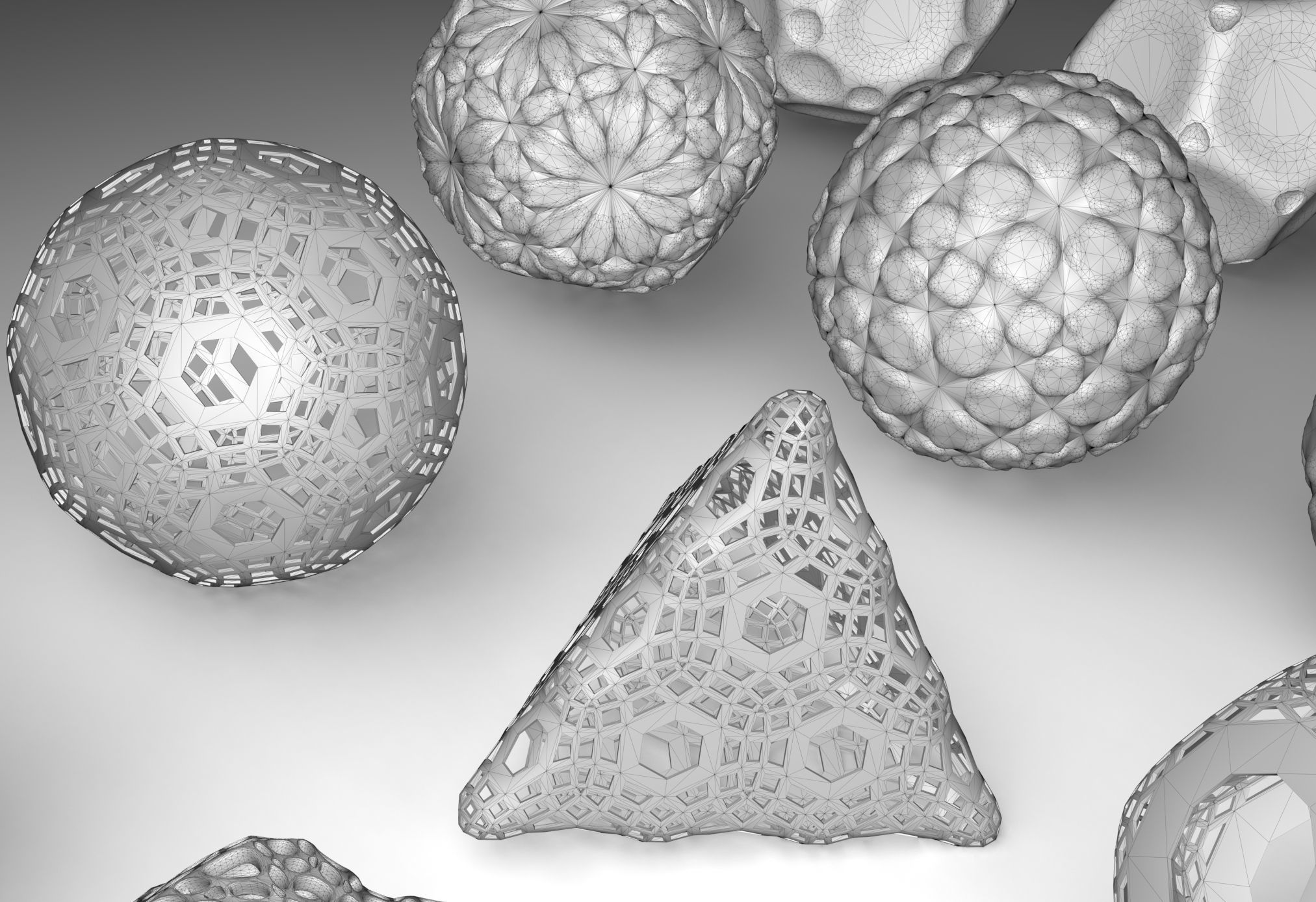 Ultimate 500 MEGA PACK 3D Shapes Collection 3D print model_21