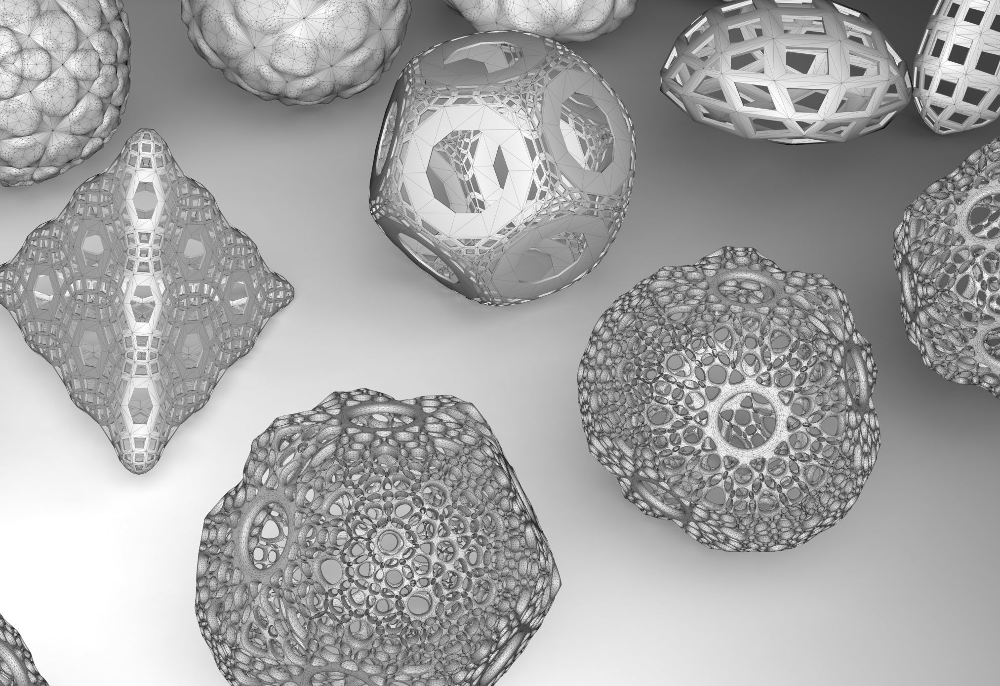 Ultimate 500 MEGA PACK 3D Shapes Collection 3D print model_19