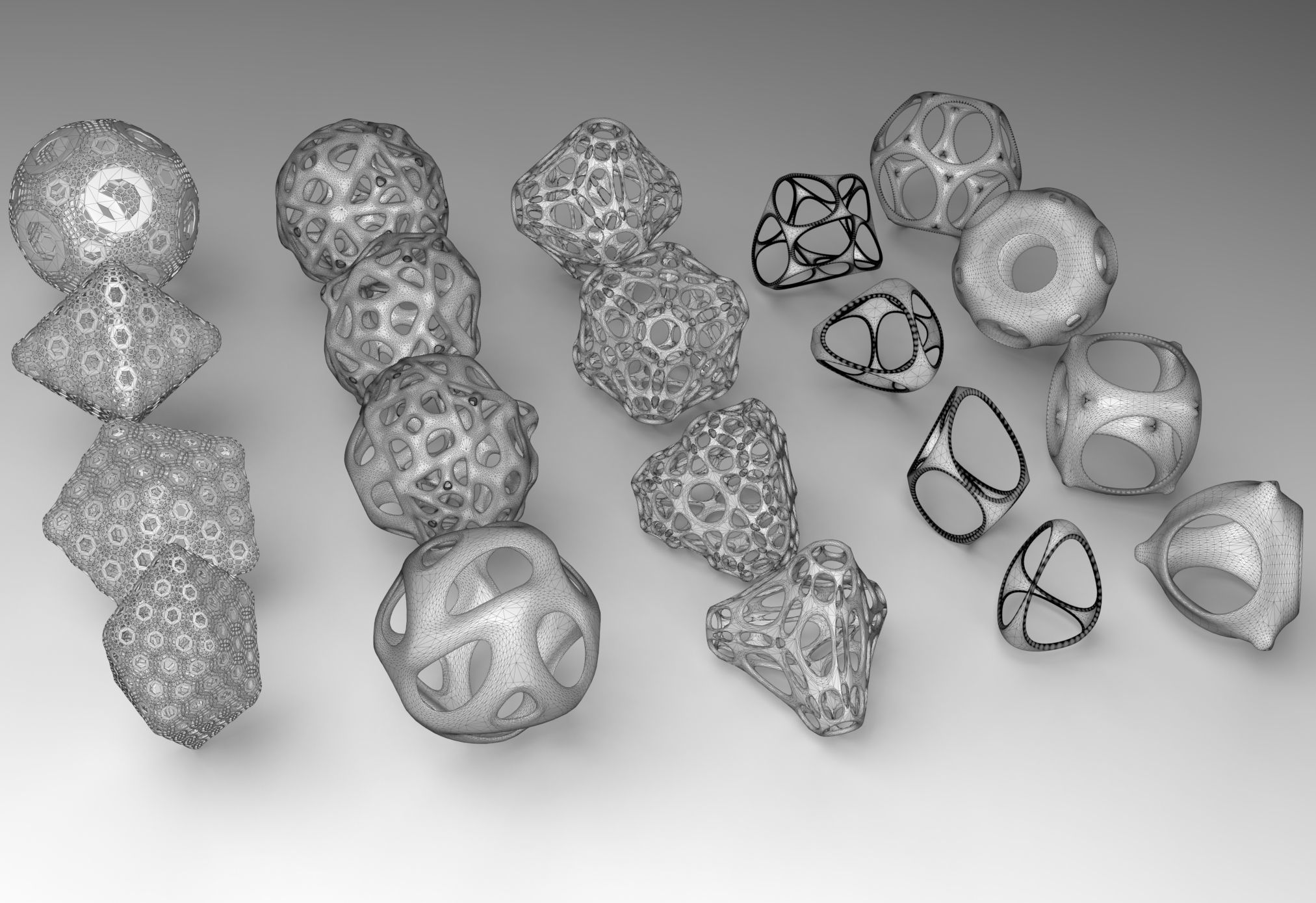 Ultimate 500 MEGA PACK 3D Shapes Collection 3D print model_14