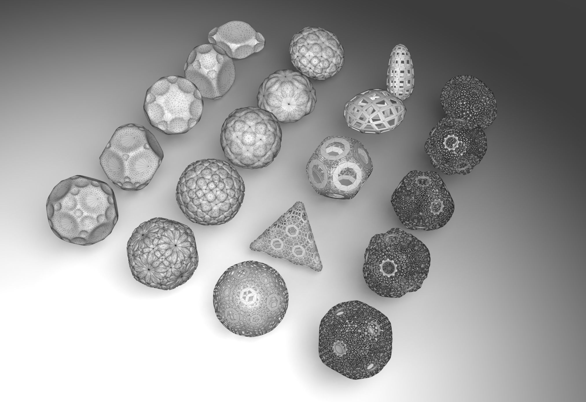 Ultimate 500 MEGA PACK 3D Shapes Collection 3D print model_18