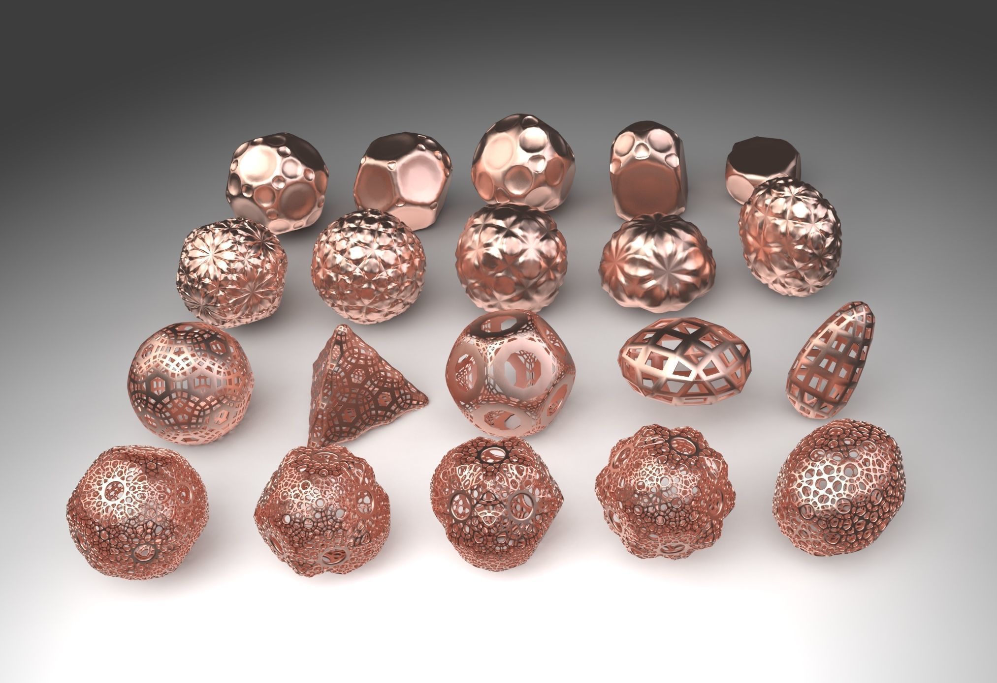 Ultimate 500 MEGA PACK 3D Shapes Collection 3D print model_7