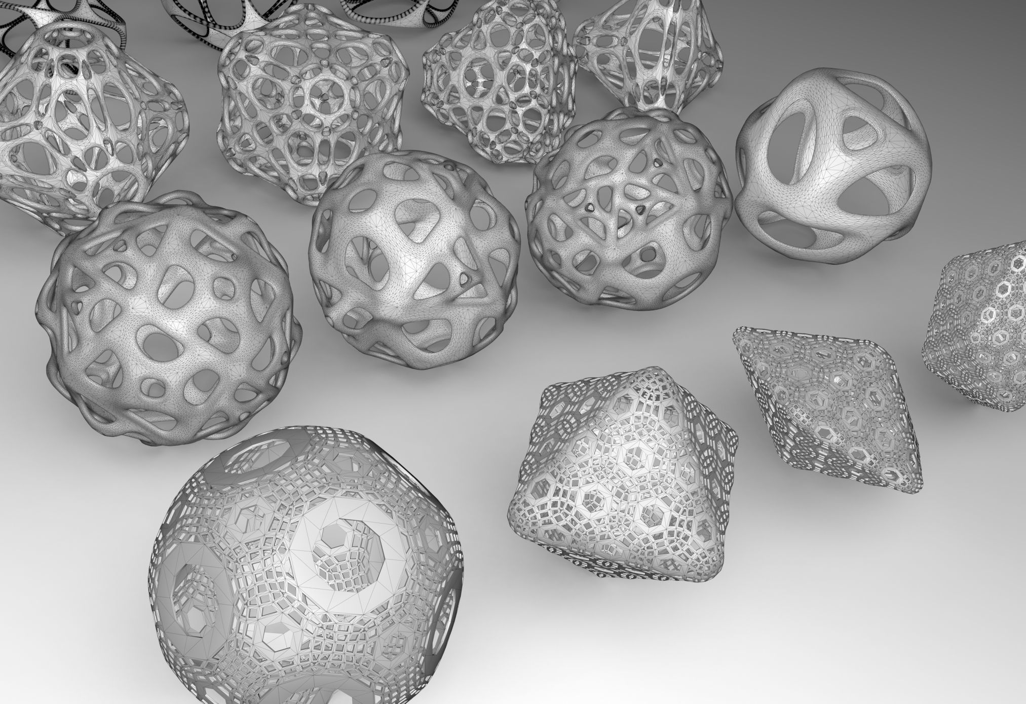 Ultimate 500 MEGA PACK 3D Shapes Collection 3D print model_15