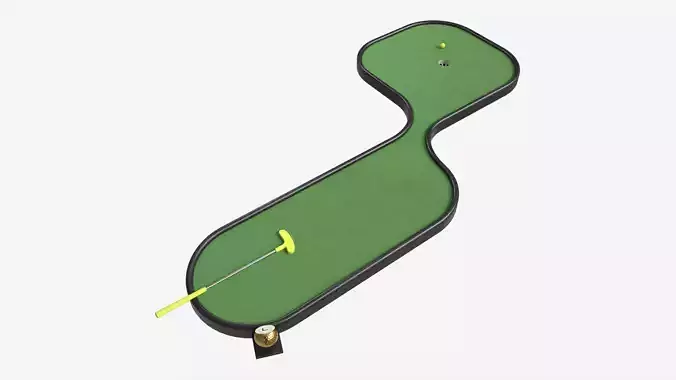Miniature Golf Course 07 3D model