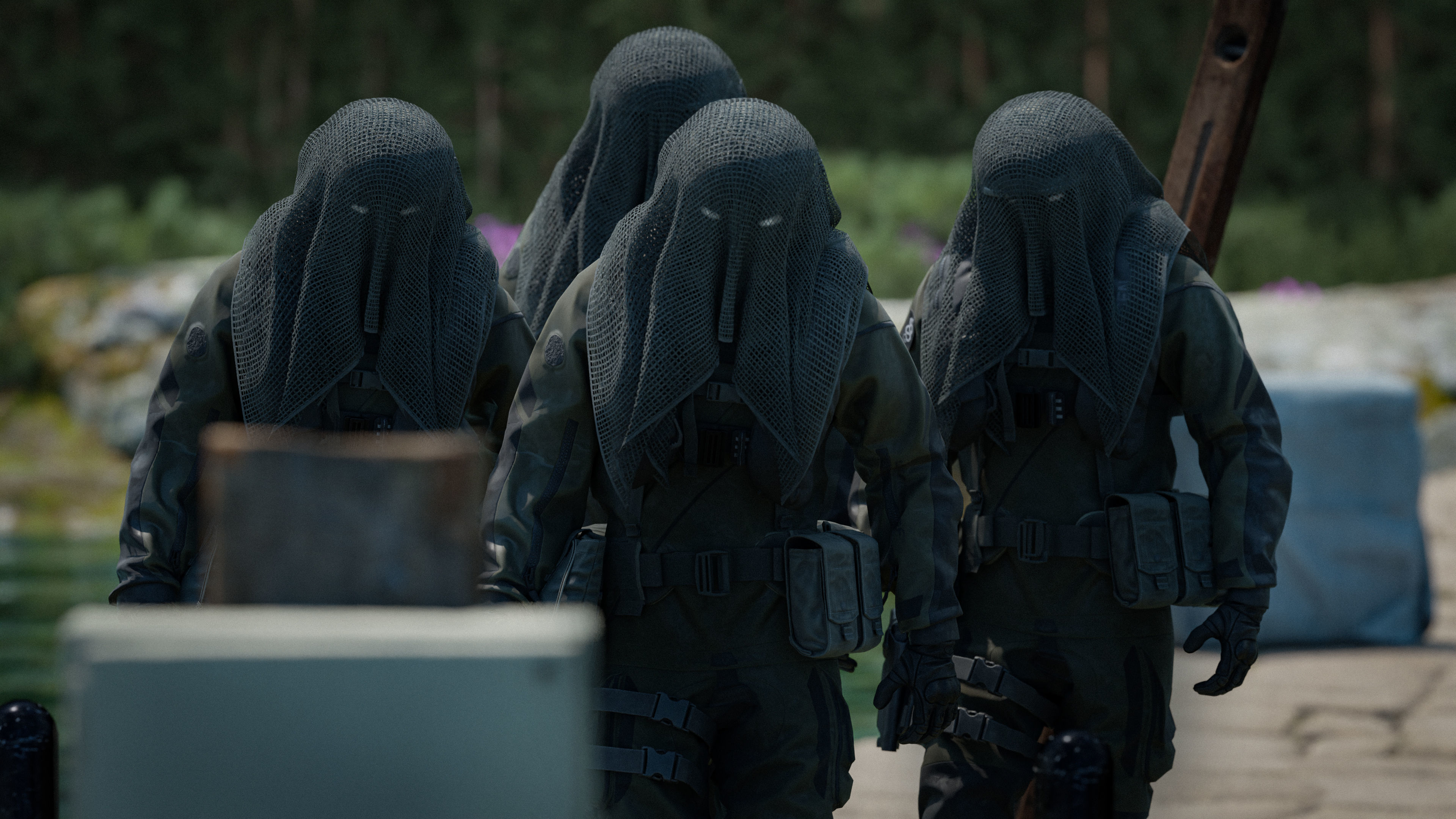 DANISH FROGMAN OPERATOR RIGGED CHARACTER Low-poly 3D model_3