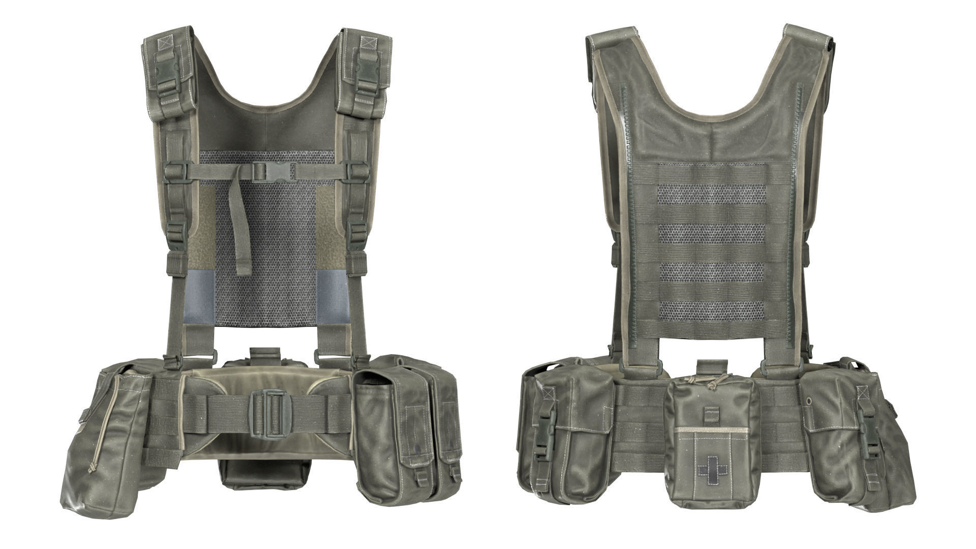 DANISH FROGMAN OPERATOR RIGGED CHARACTER Low-poly 3D model_12