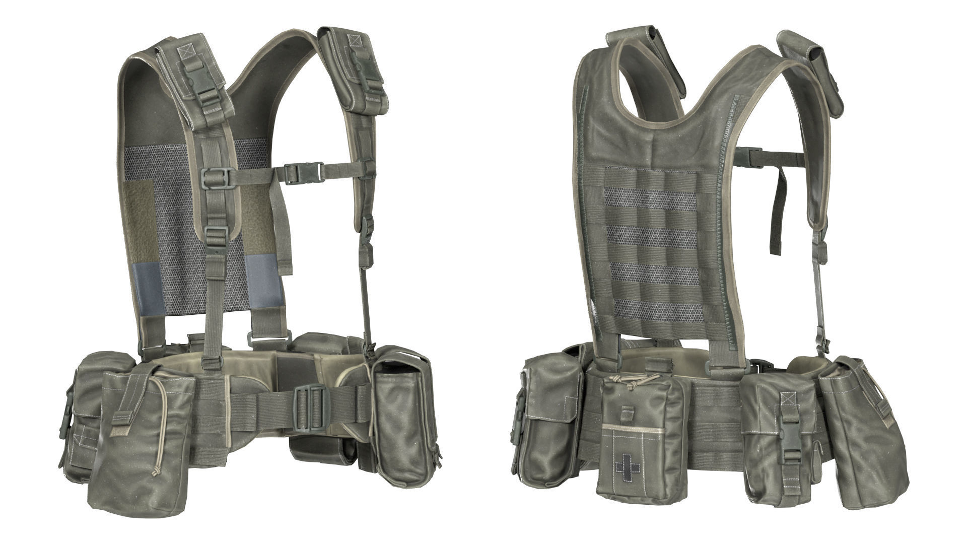 DANISH FROGMAN OPERATOR RIGGED CHARACTER Low-poly 3D model_10