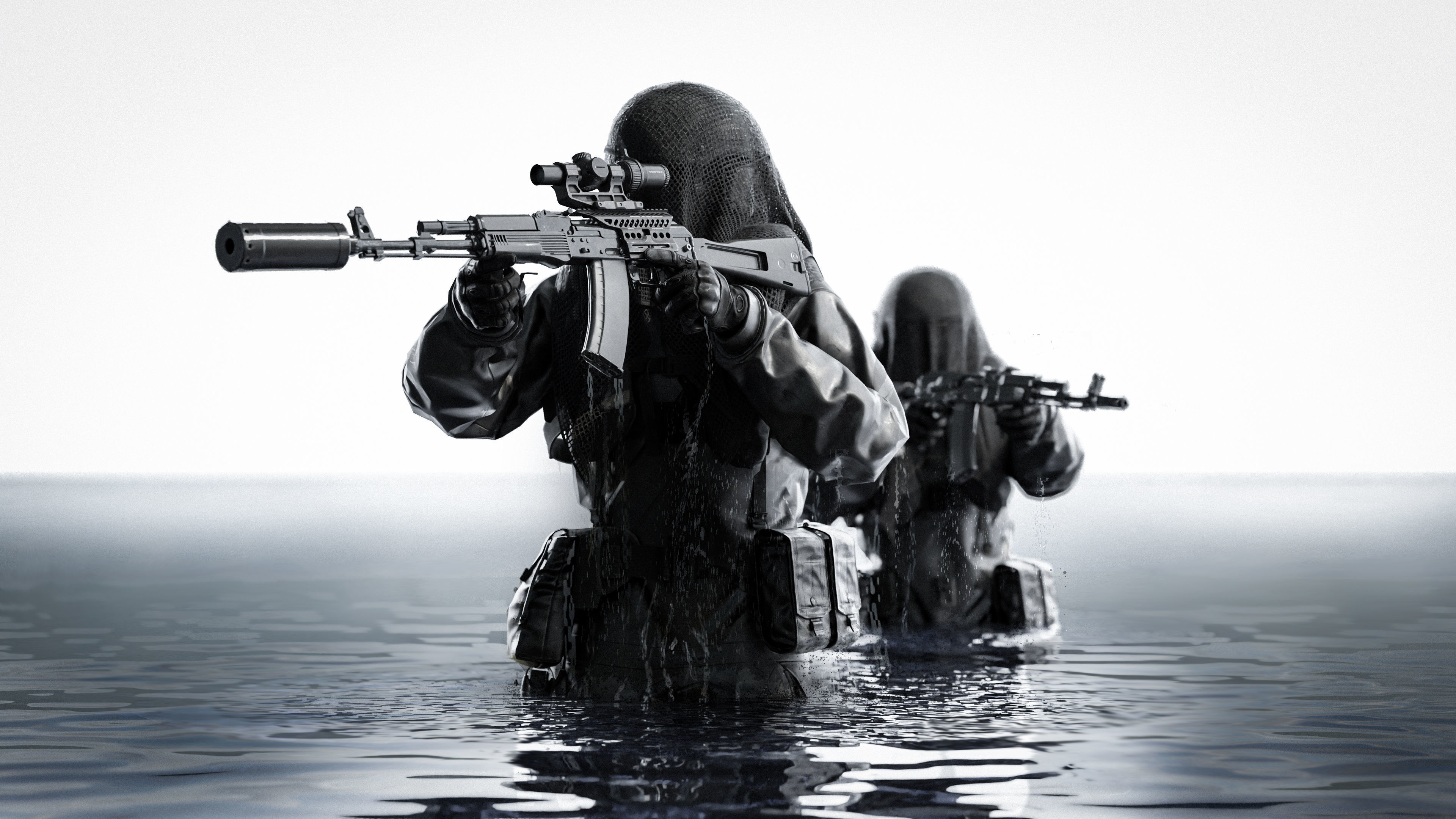 DANISH FROGMAN OPERATOR RIGGED CHARACTER Low-poly 3D model_1