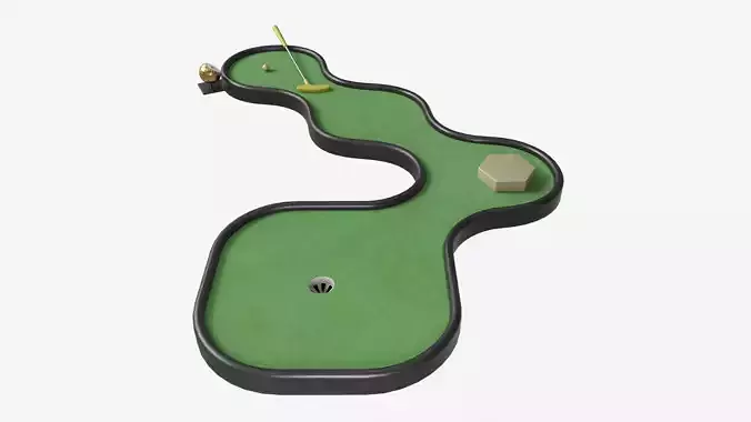 Miniature Golf Course 11 3D model