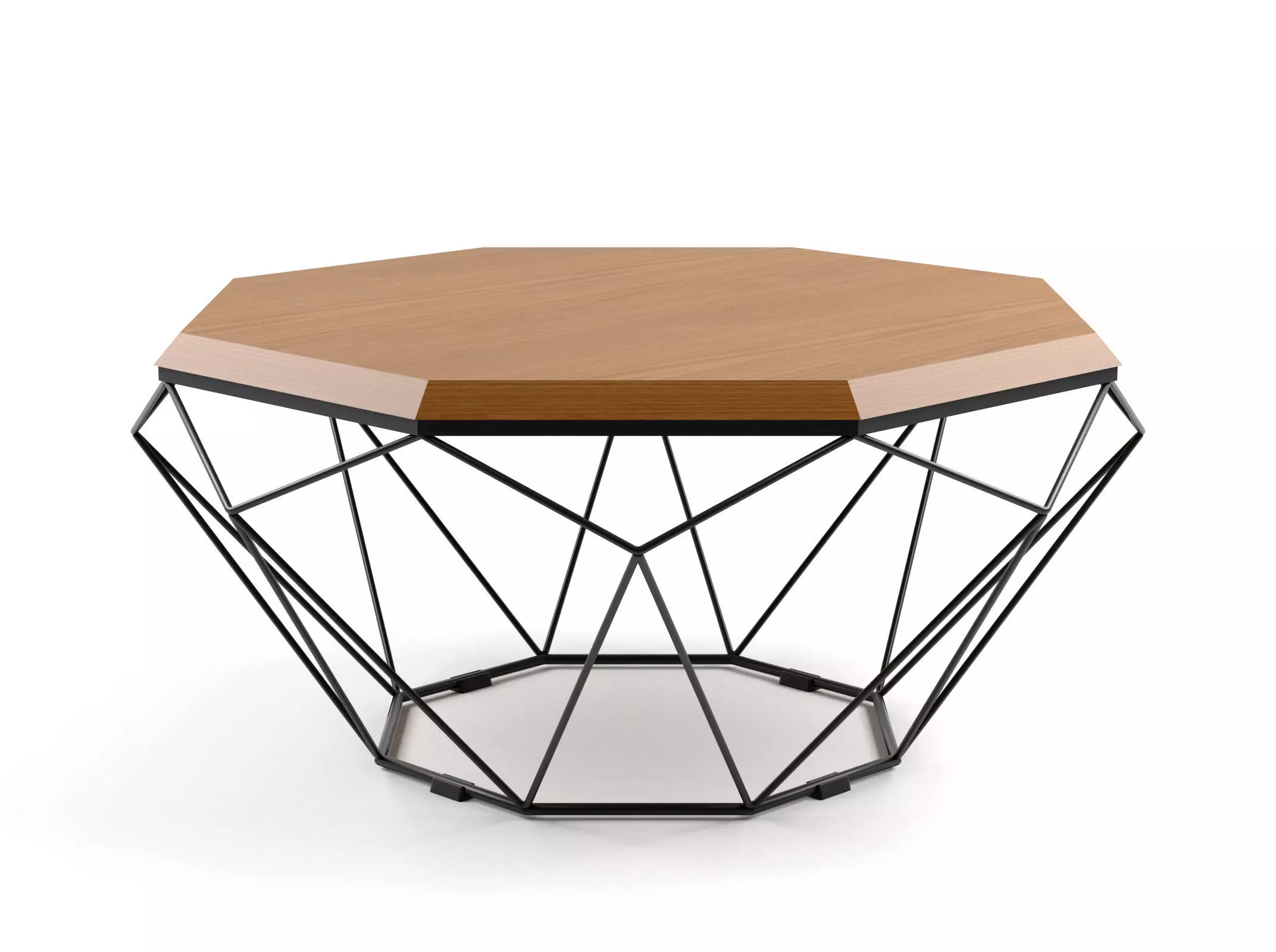 Octagon Coffee Table 3D model_0