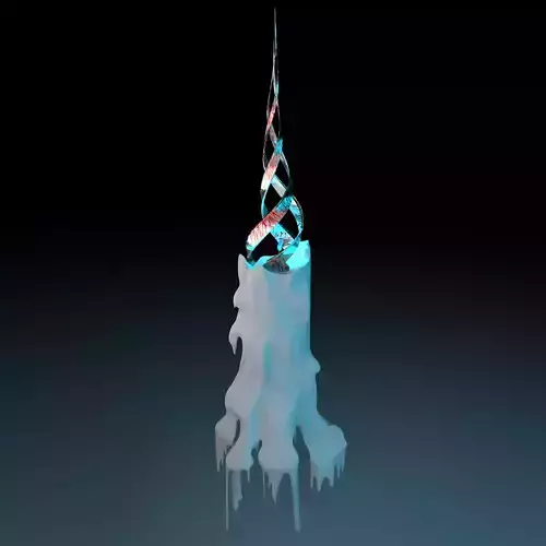 GHOST CANDLE 3D model