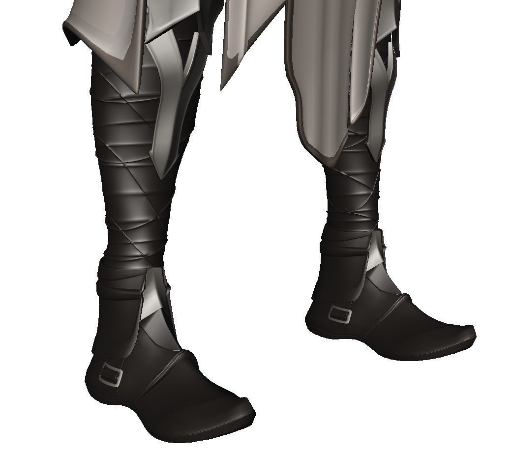 Man Assassin Fighter 3D model_15