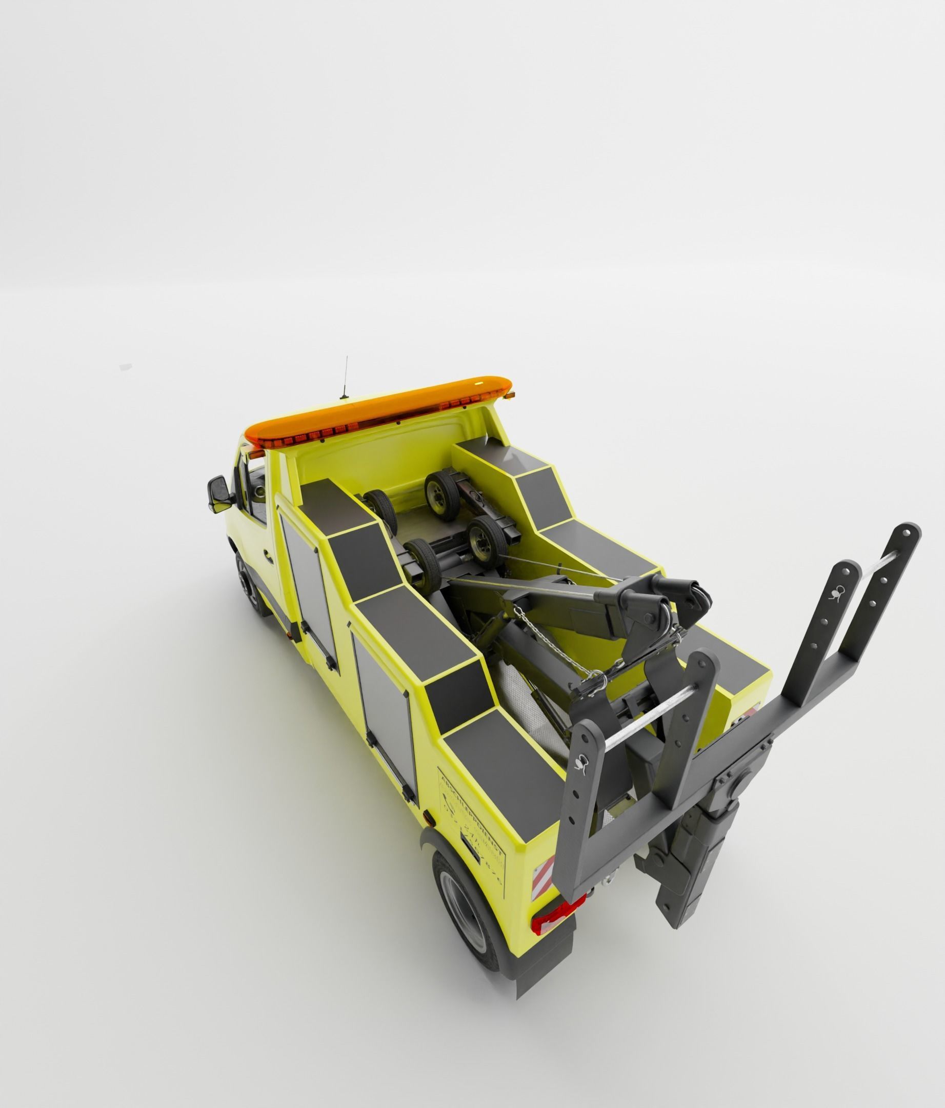 Mercedes Benz Sprinter Tow Truck  3D model_6