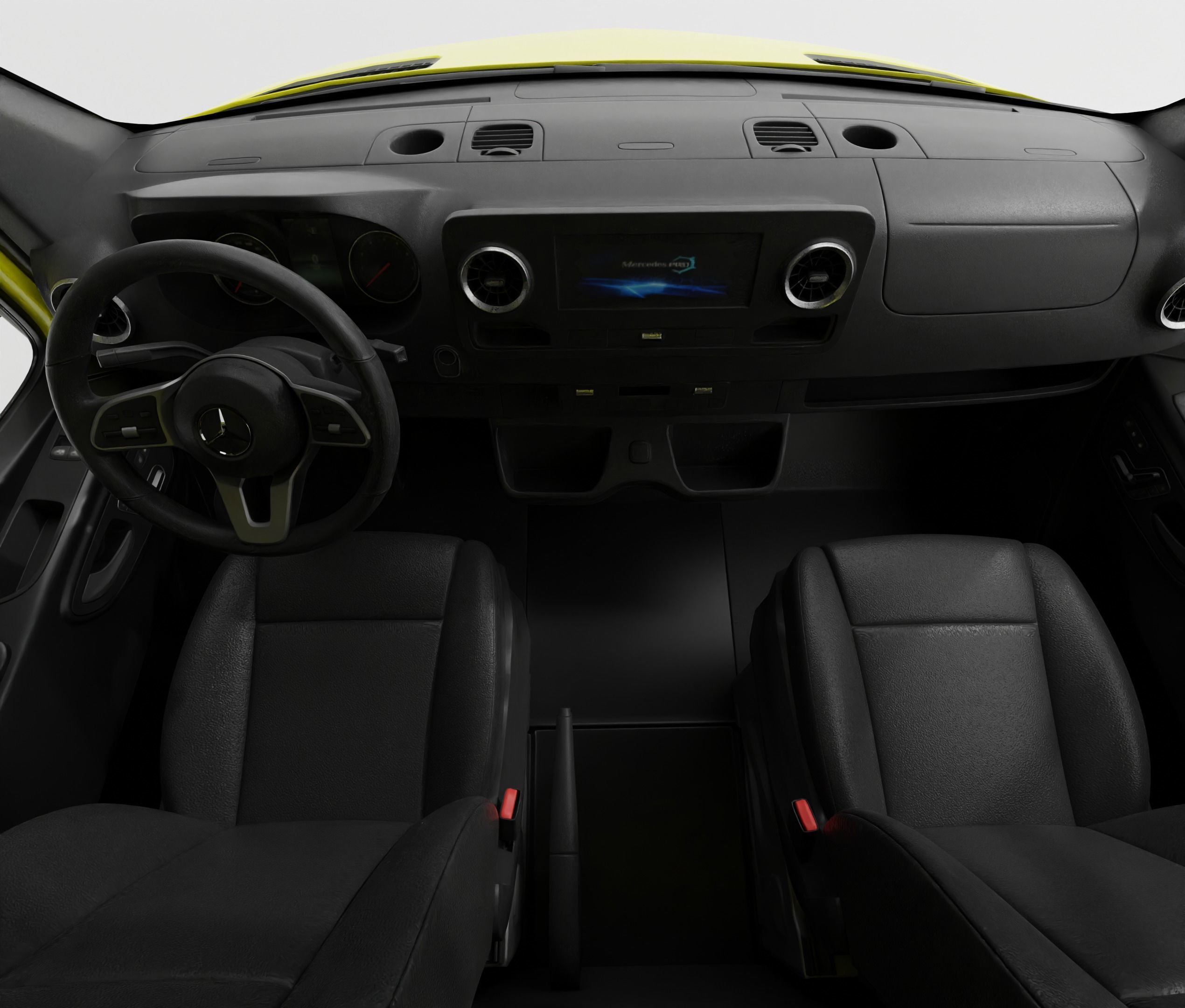 Mercedes Benz Sprinter Tow Truck  3D model_7