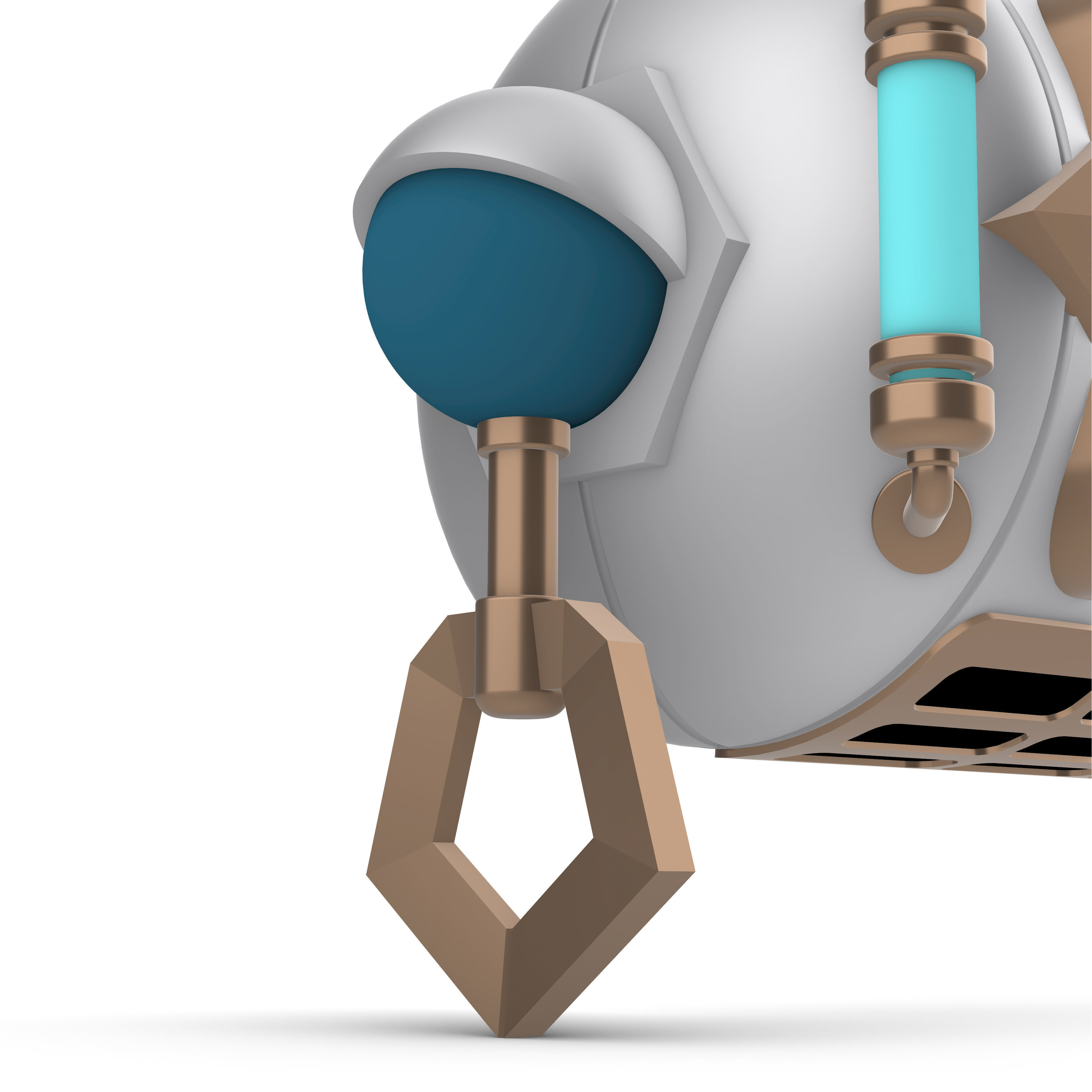 Freminet Diving Backpack from Genshin Impact Cosplay 3D print model_8