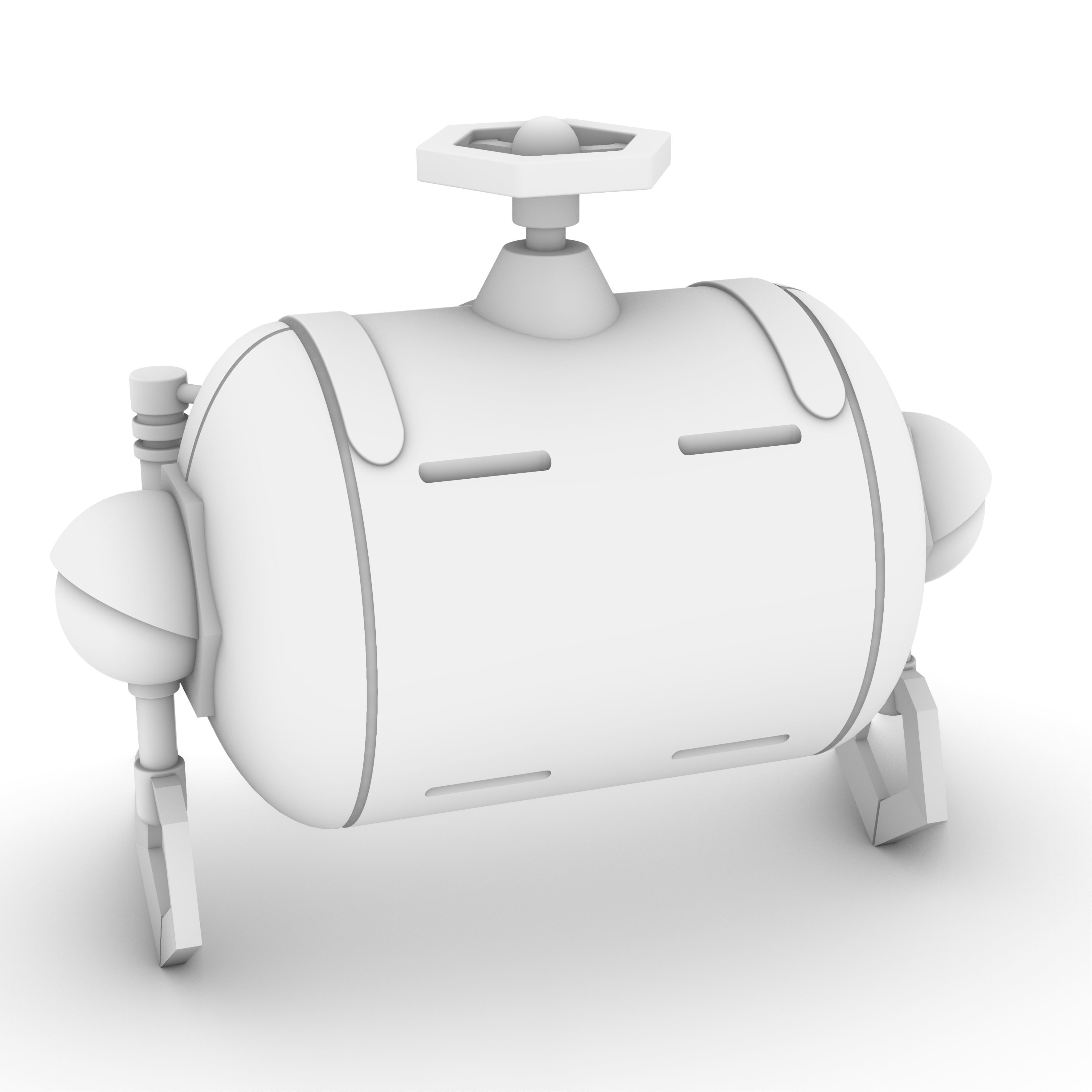 Freminet Diving Backpack from Genshin Impact Cosplay 3D print model_15