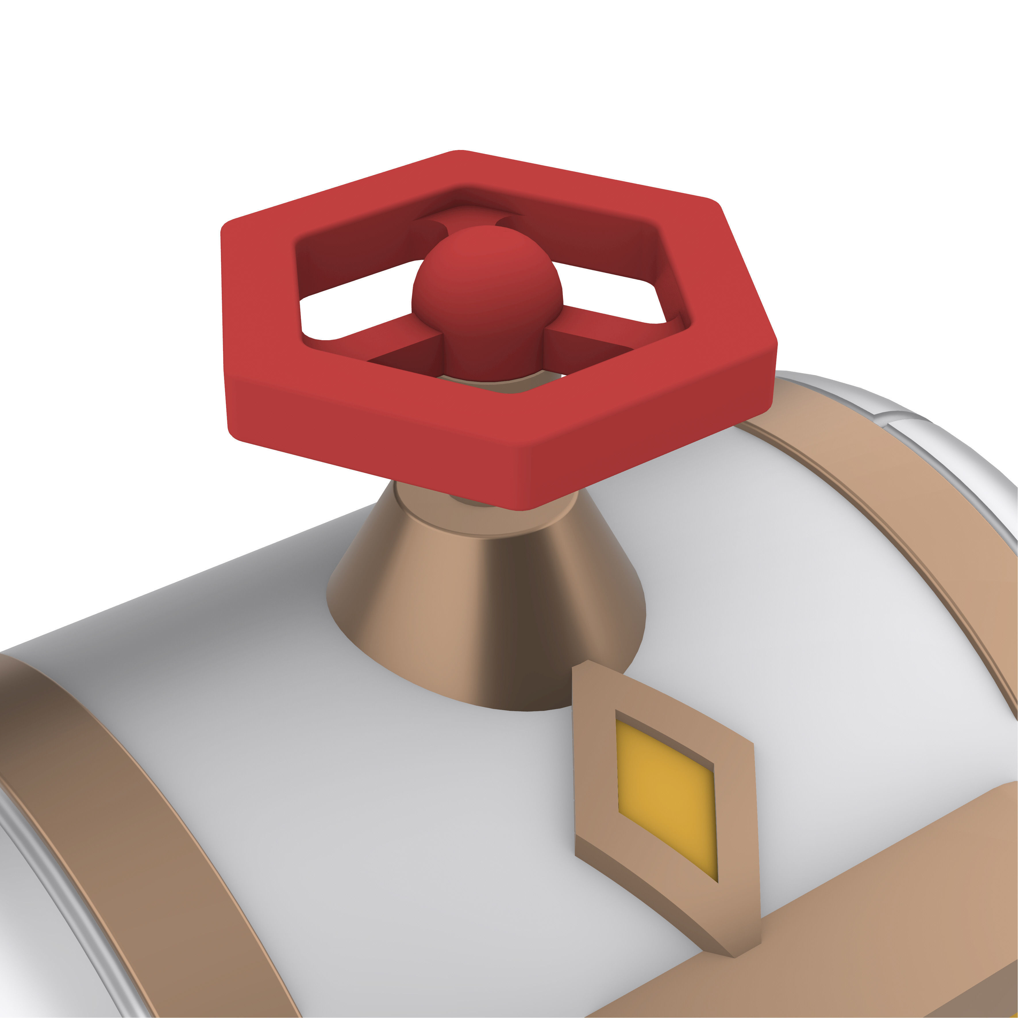 Freminet Diving Backpack from Genshin Impact Cosplay 3D print model_9