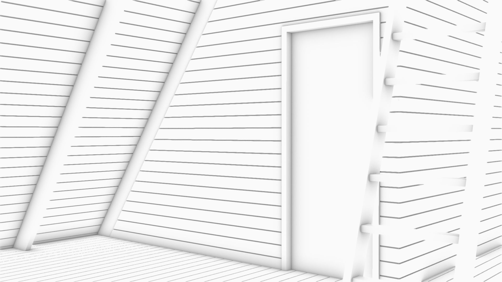 Bungalow  3d Architectural Model 3D model_14